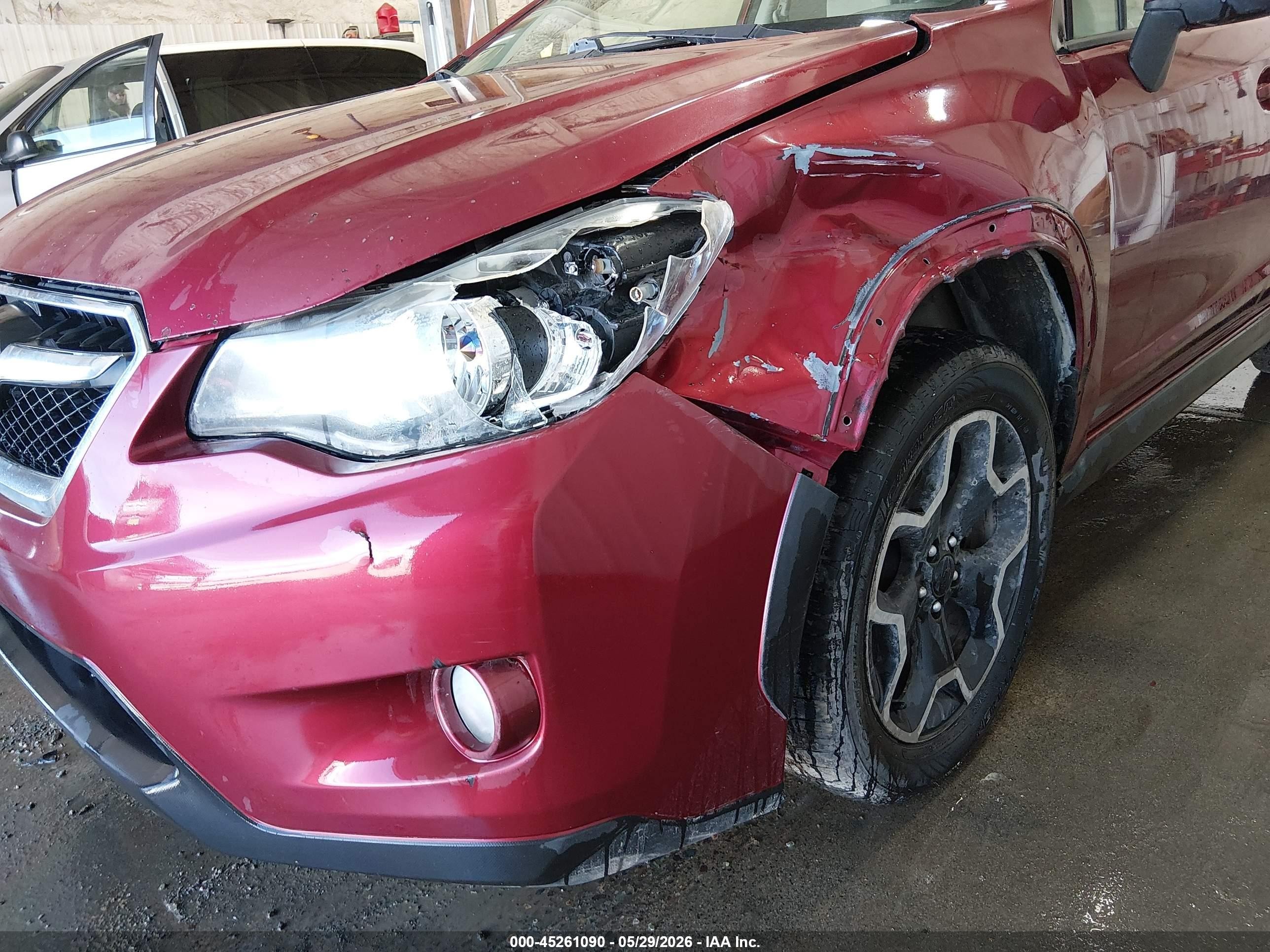 2014 Subaru Xv Crosstrek 2.0i Premium Red vin: JF2GPACC5E8290008
