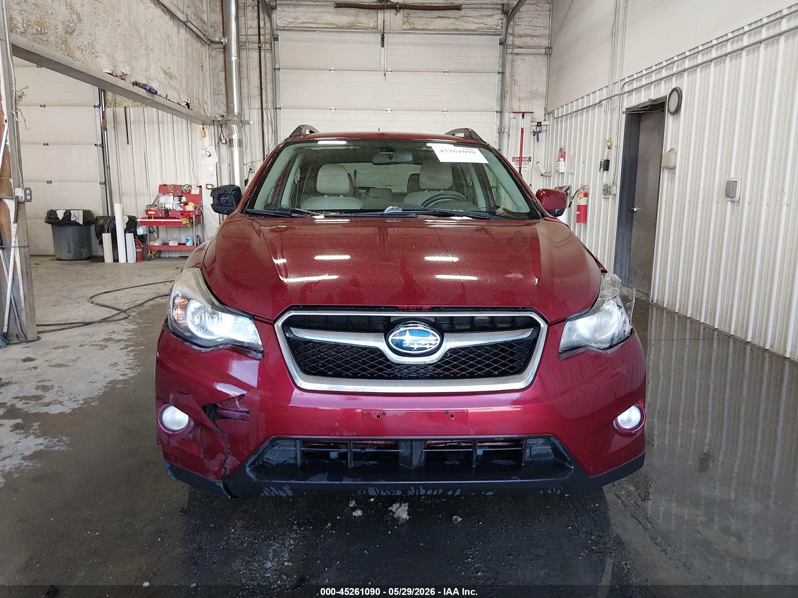 2014 Subaru Xv Crosstrek 2.0i Premium Red vin: JF2GPACC5E8290008