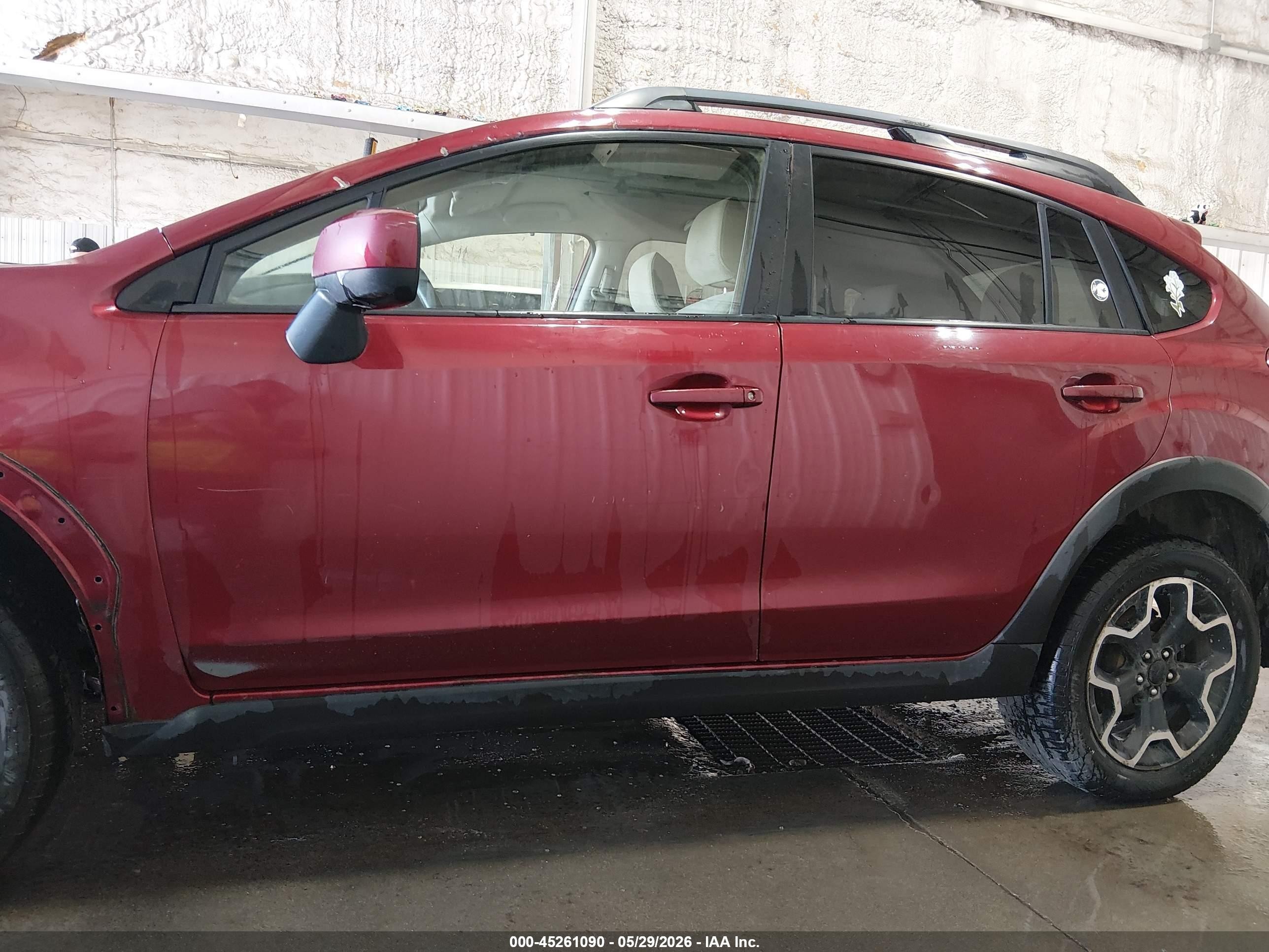 2014 Subaru Xv Crosstrek 2.0i Premium Red vin: JF2GPACC5E8290008