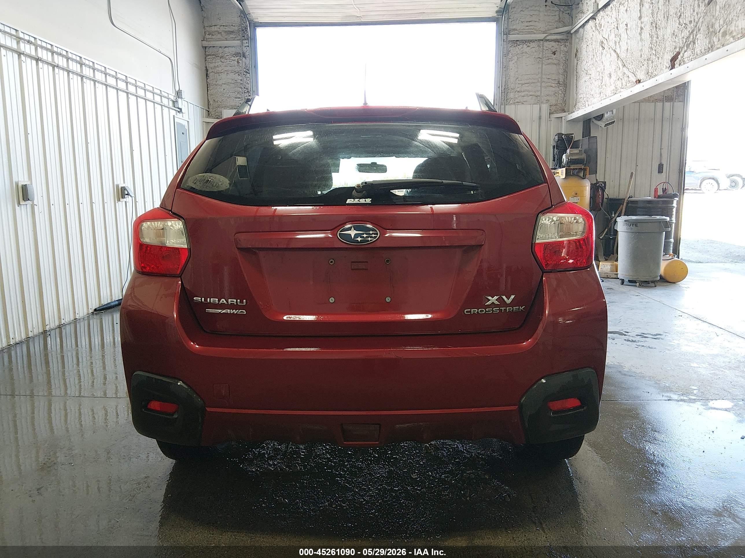 2014 Subaru Xv Crosstrek 2.0i Premium Red vin: JF2GPACC5E8290008