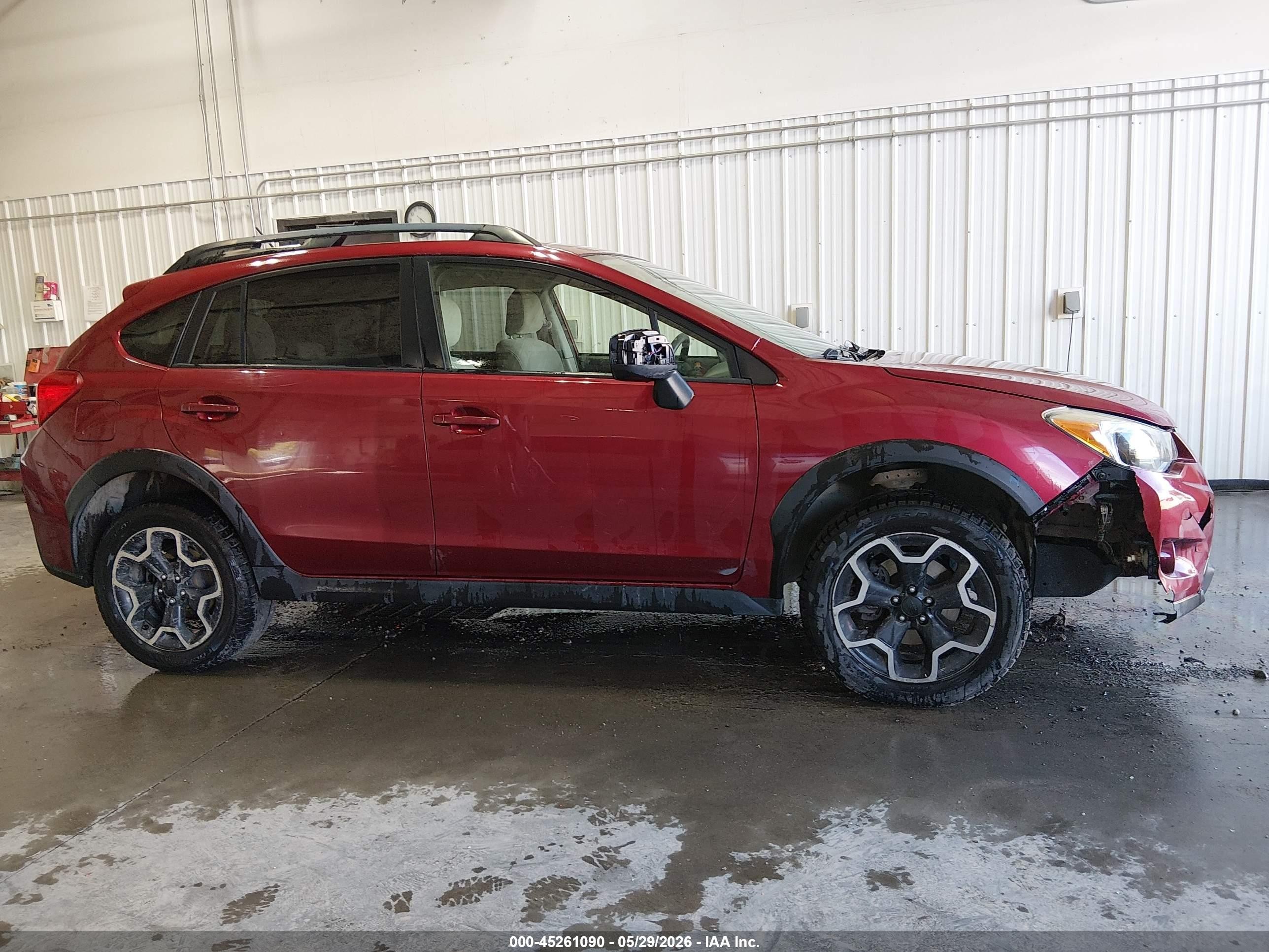 2014 Subaru Xv Crosstrek 2.0i Premium Red vin: JF2GPACC5E8290008