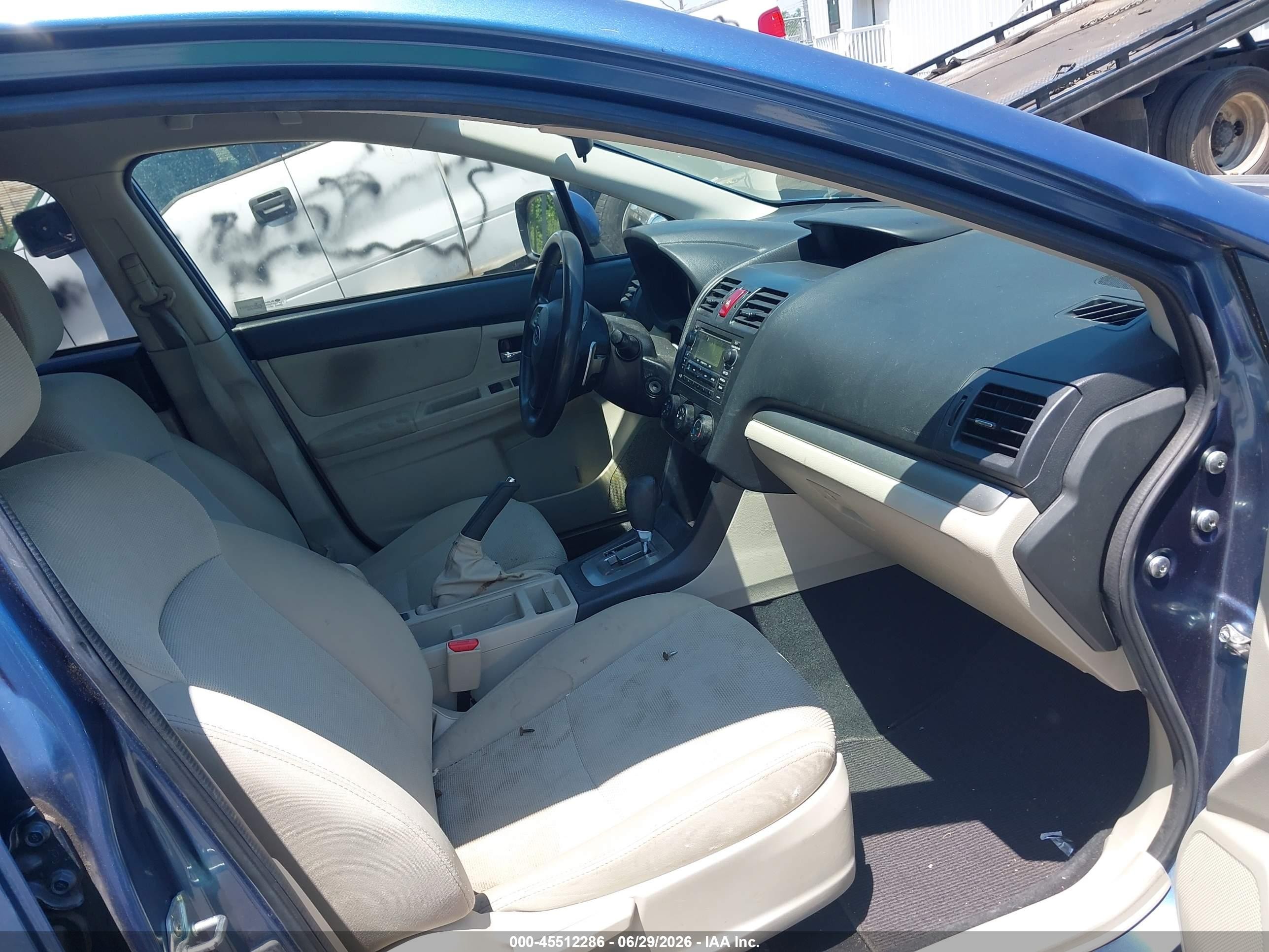 2014 Subaru Xv Crosstrek 2.0i Premium Blue vin: JF2GPACC5E8298884