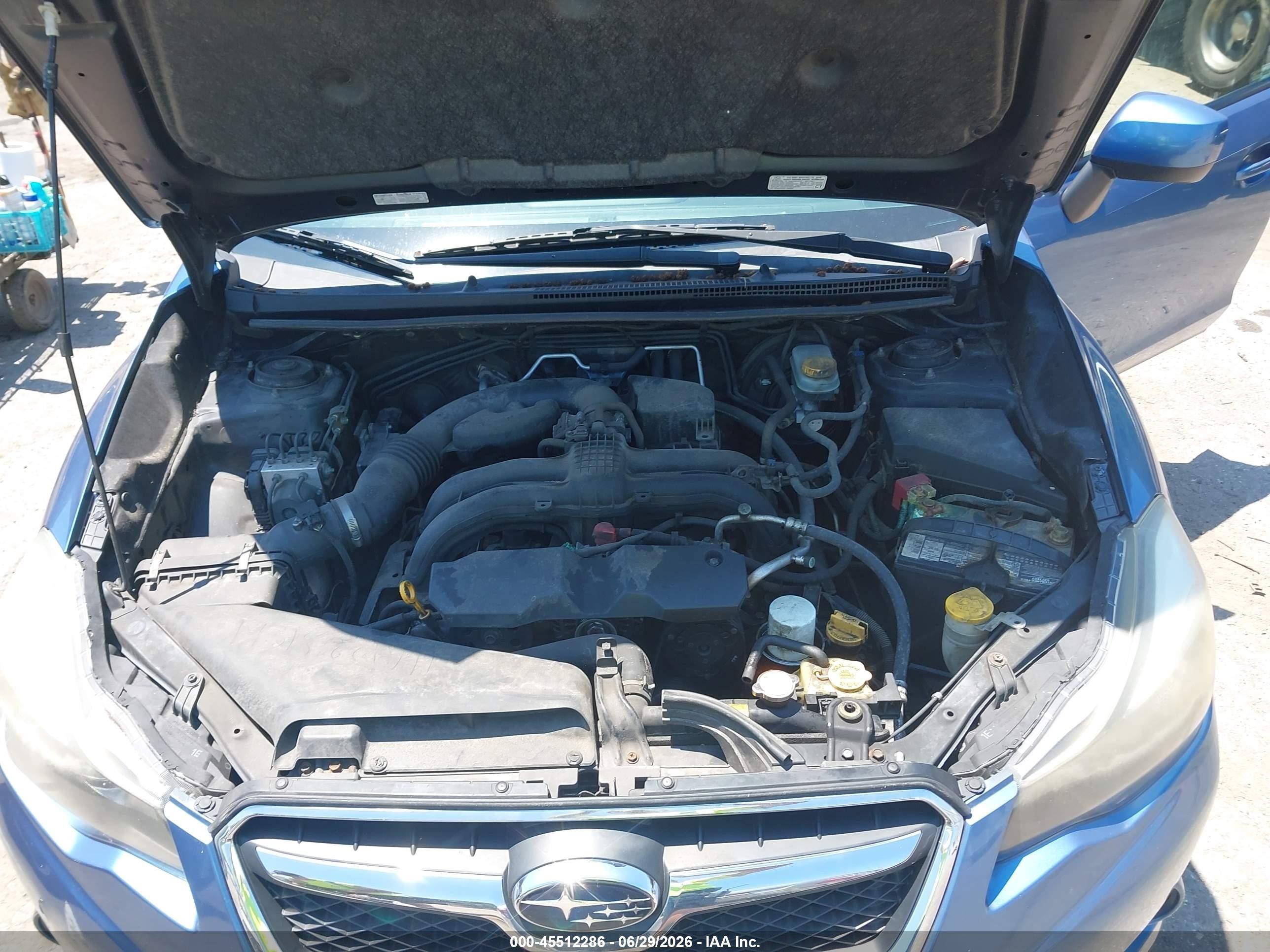 2014 Subaru Xv Crosstrek 2.0i Premium Blue vin: JF2GPACC5E8298884