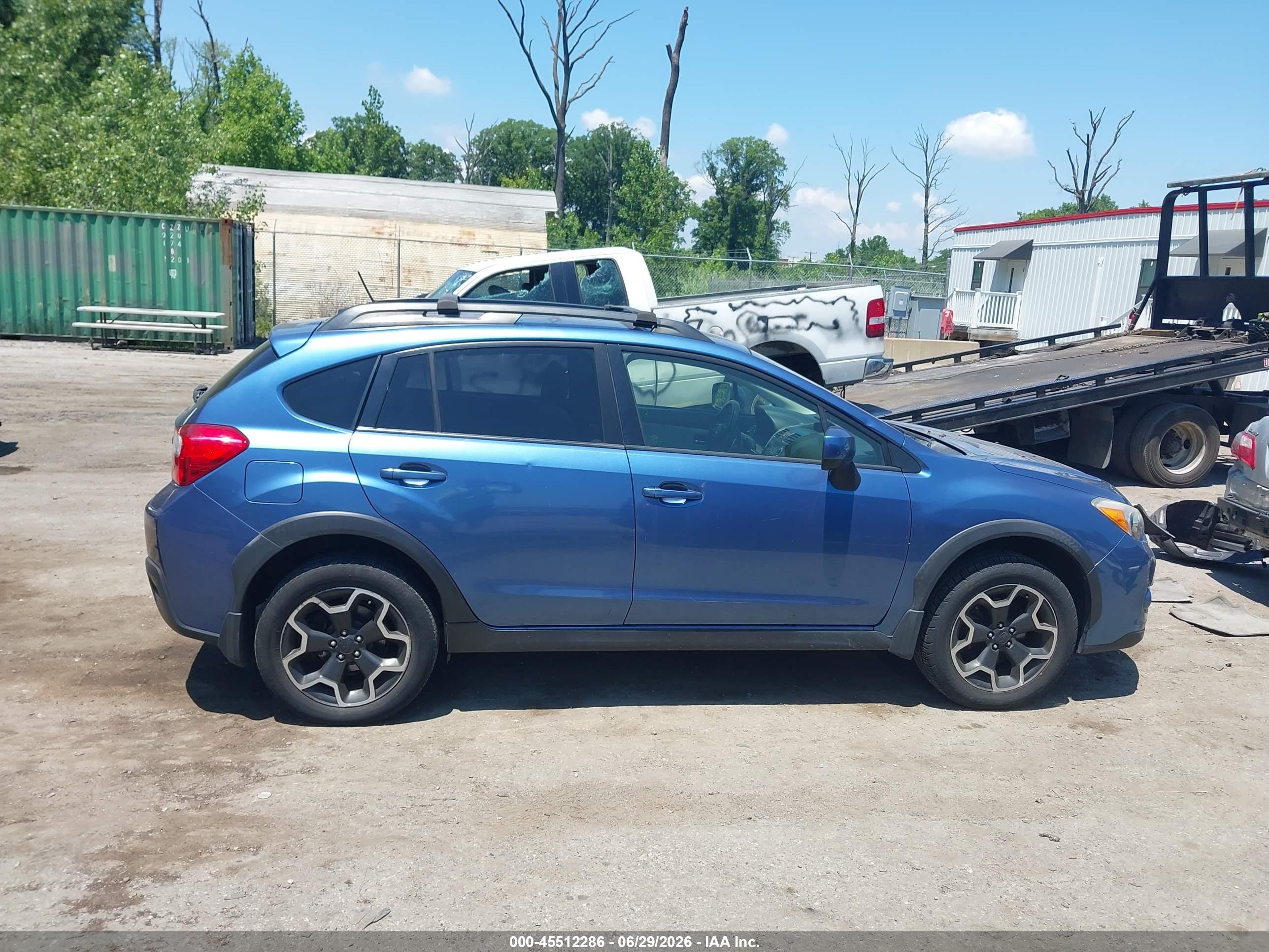 2014 Subaru Xv Crosstrek 2.0i Premium Blue vin: JF2GPACC5E8298884