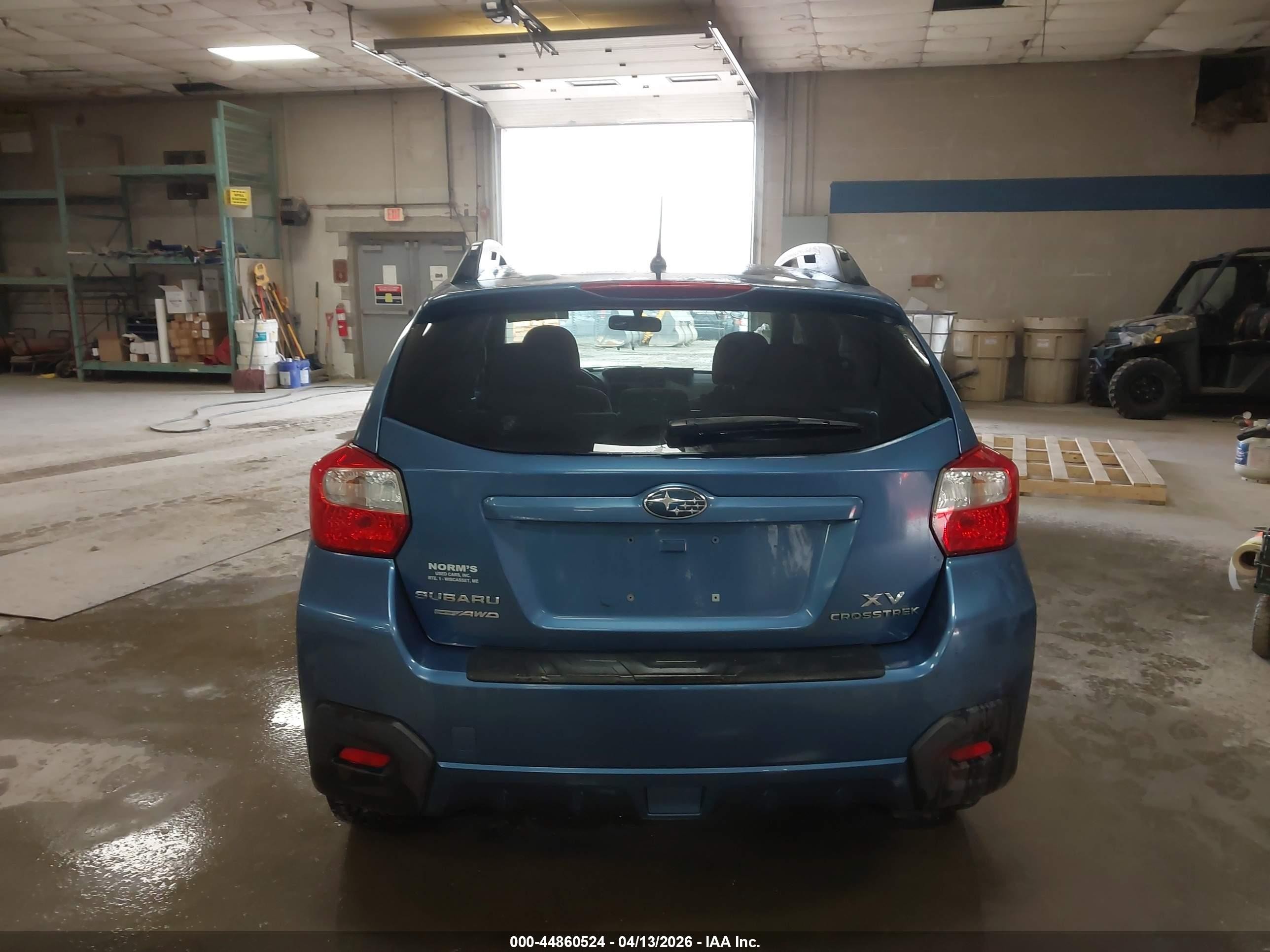 2014 Subaru Xv Crosstrek 2.0i Premium Blue vin: JF2GPACC5E9315533