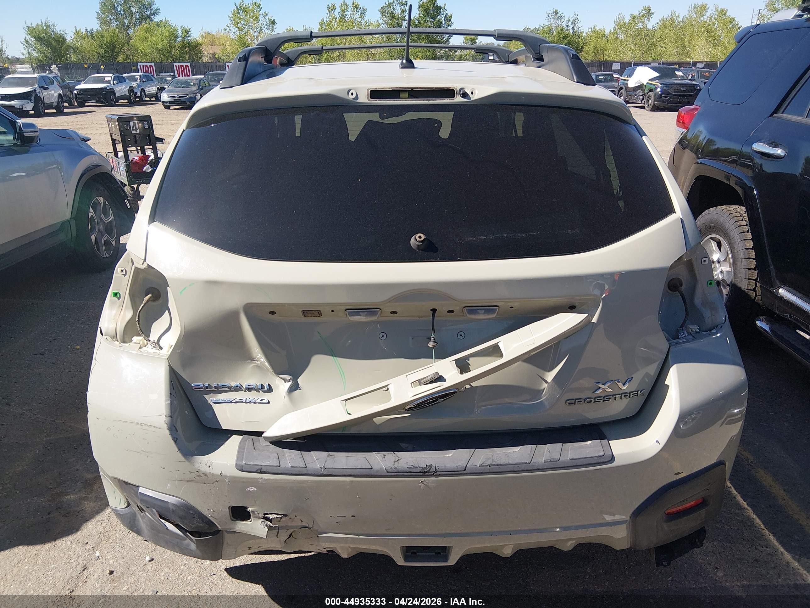 2014 Subaru Xv Crosstrek 2.0i Premium Cream vin: JF2GPACC5E9330260