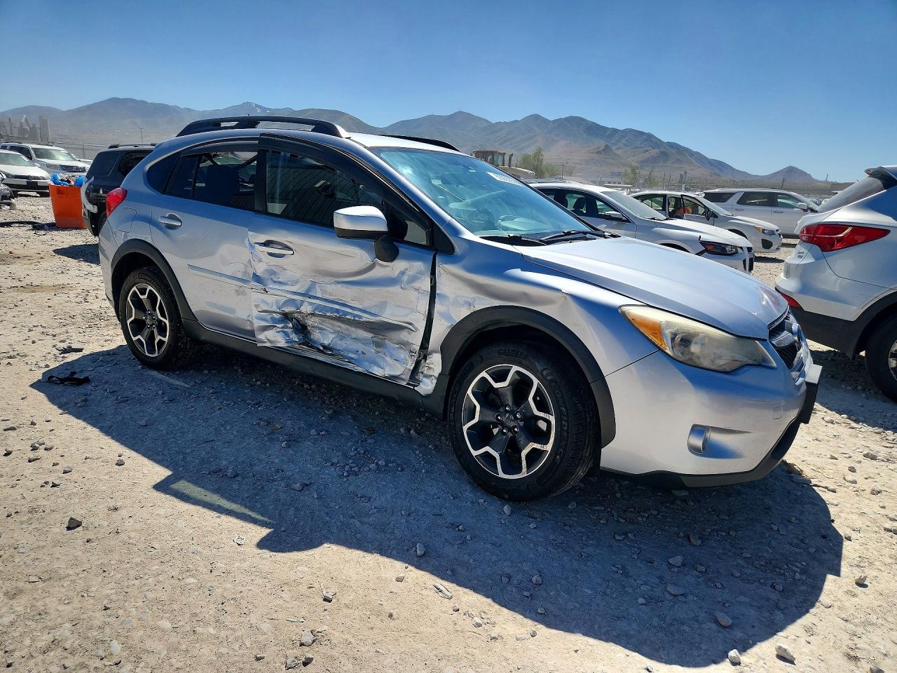 2015 Subaru Xv Crosstrek 2.0 Premium Silver vin: JF2GPACC5F8245085