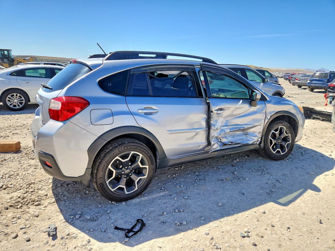 2015 Subaru Xv Crosstrek 2.0 Premium Silver vin: JF2GPACC5F8245085