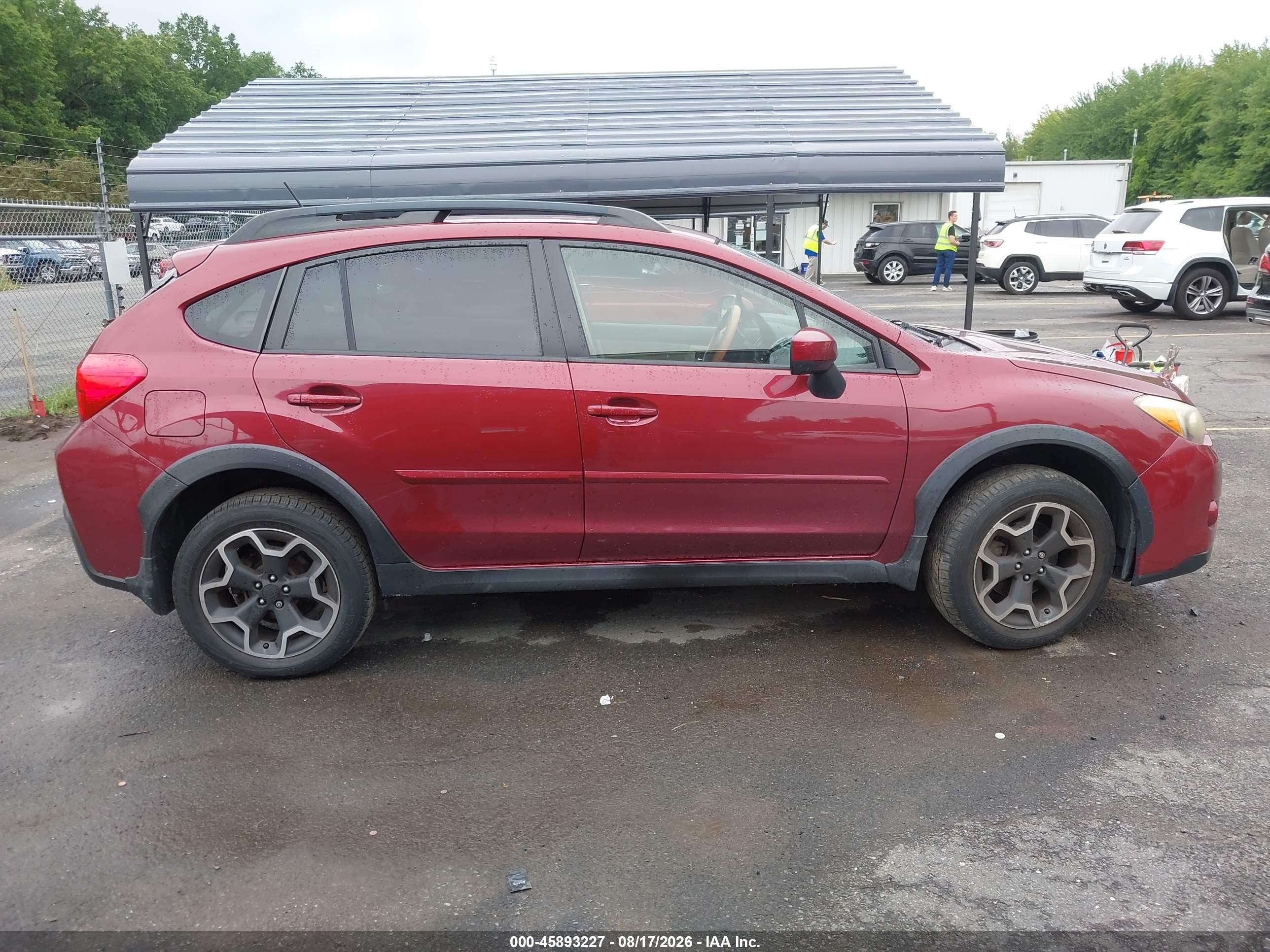 2015 Subaru Xv Crosstrek 2.0i Premium Red vin: JF2GPACC5F8274182