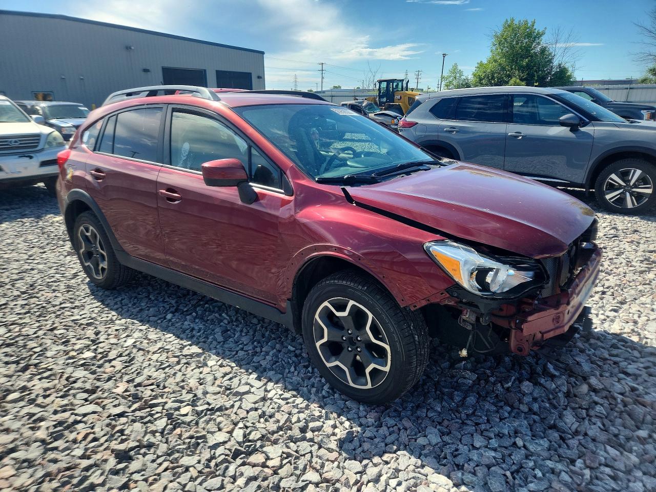 2015 Subaru Xv Crosstrek 2.0 Premium Red vin: JF2GPACC5F8323168