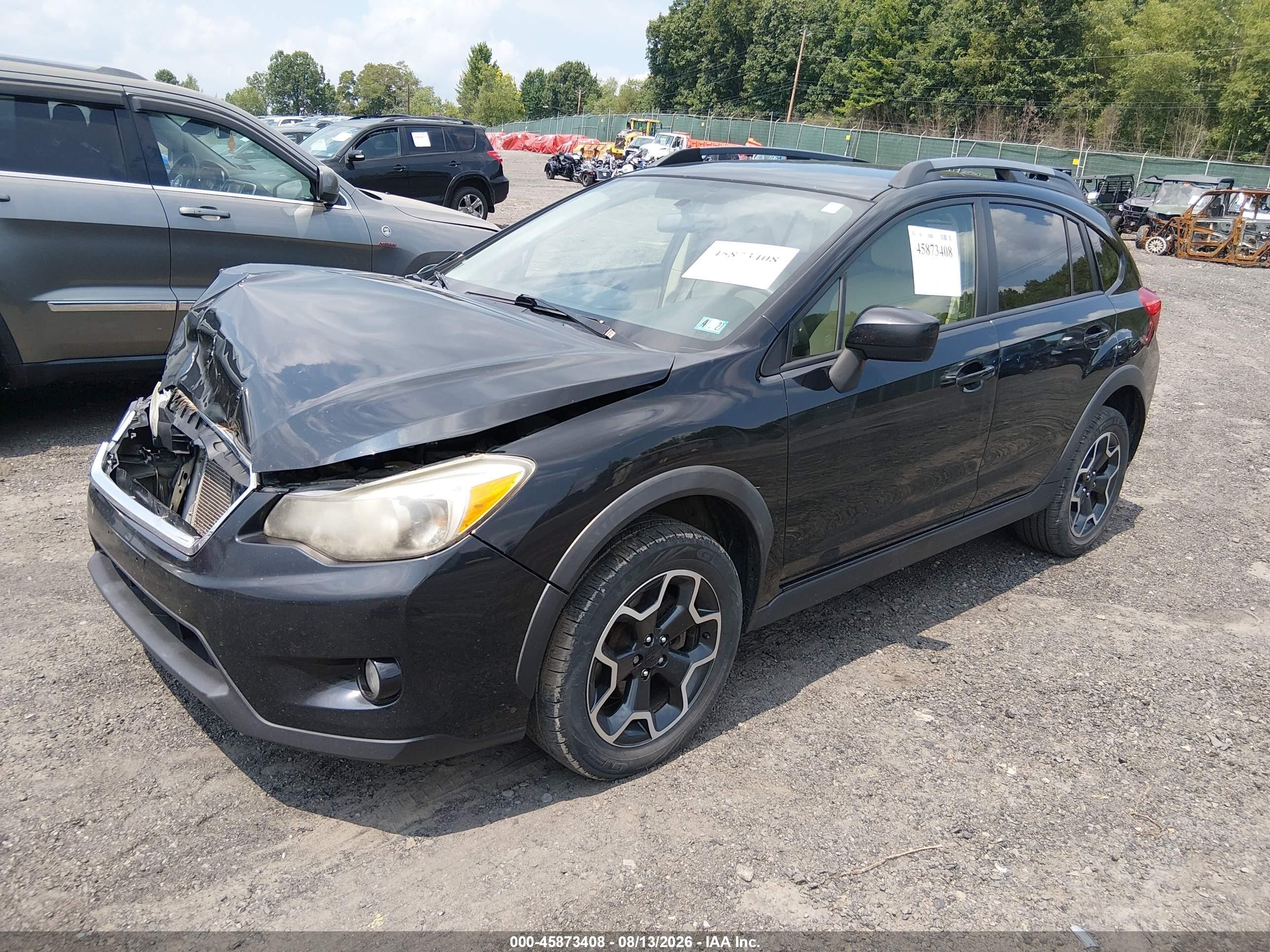 2015 Subaru Xv Crosstrek 2.0i Premium Black vin: JF2GPACC5F8324708