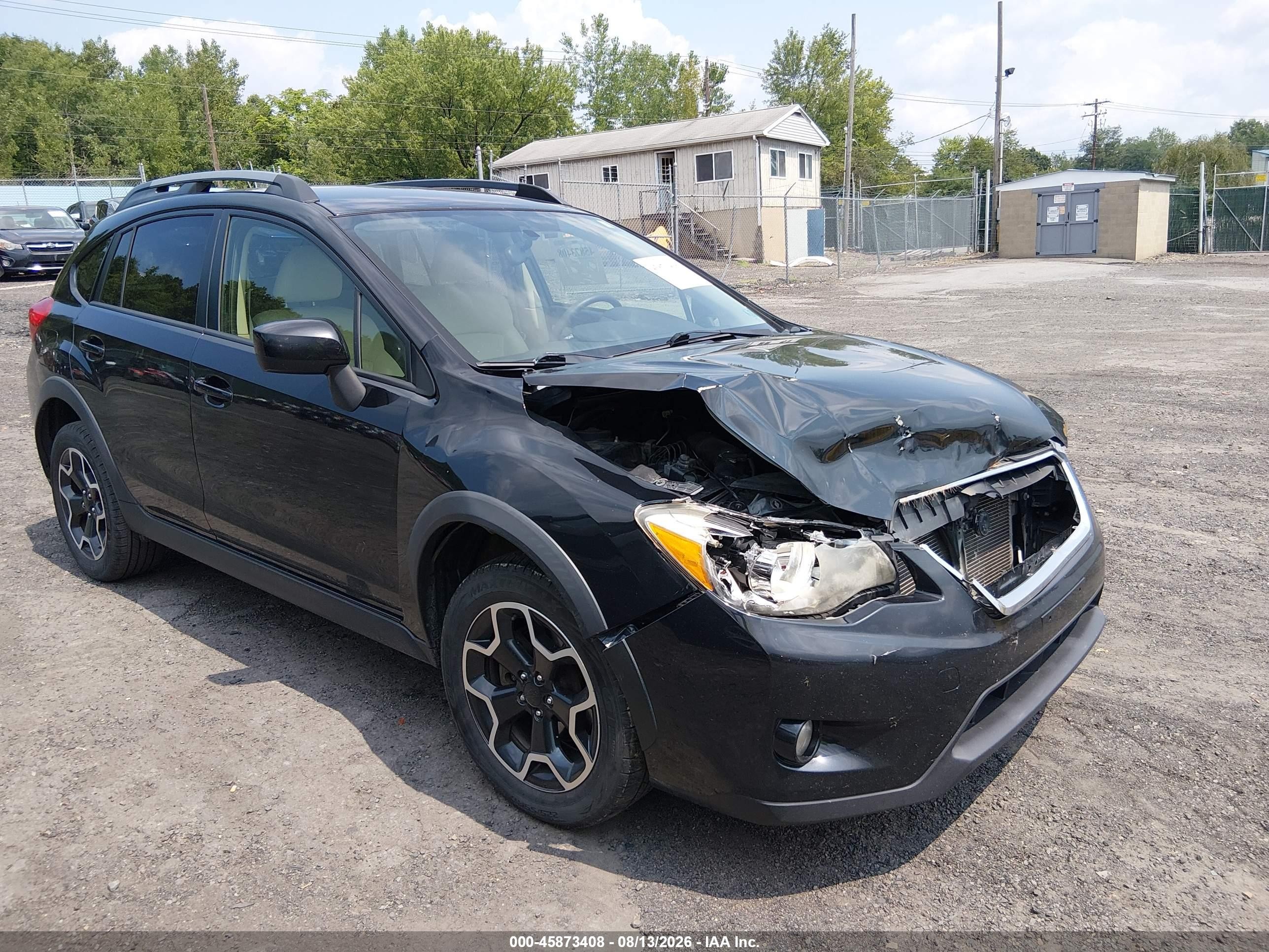 2015 Subaru Xv Crosstrek 2.0i Premium Black vin: JF2GPACC5F8324708