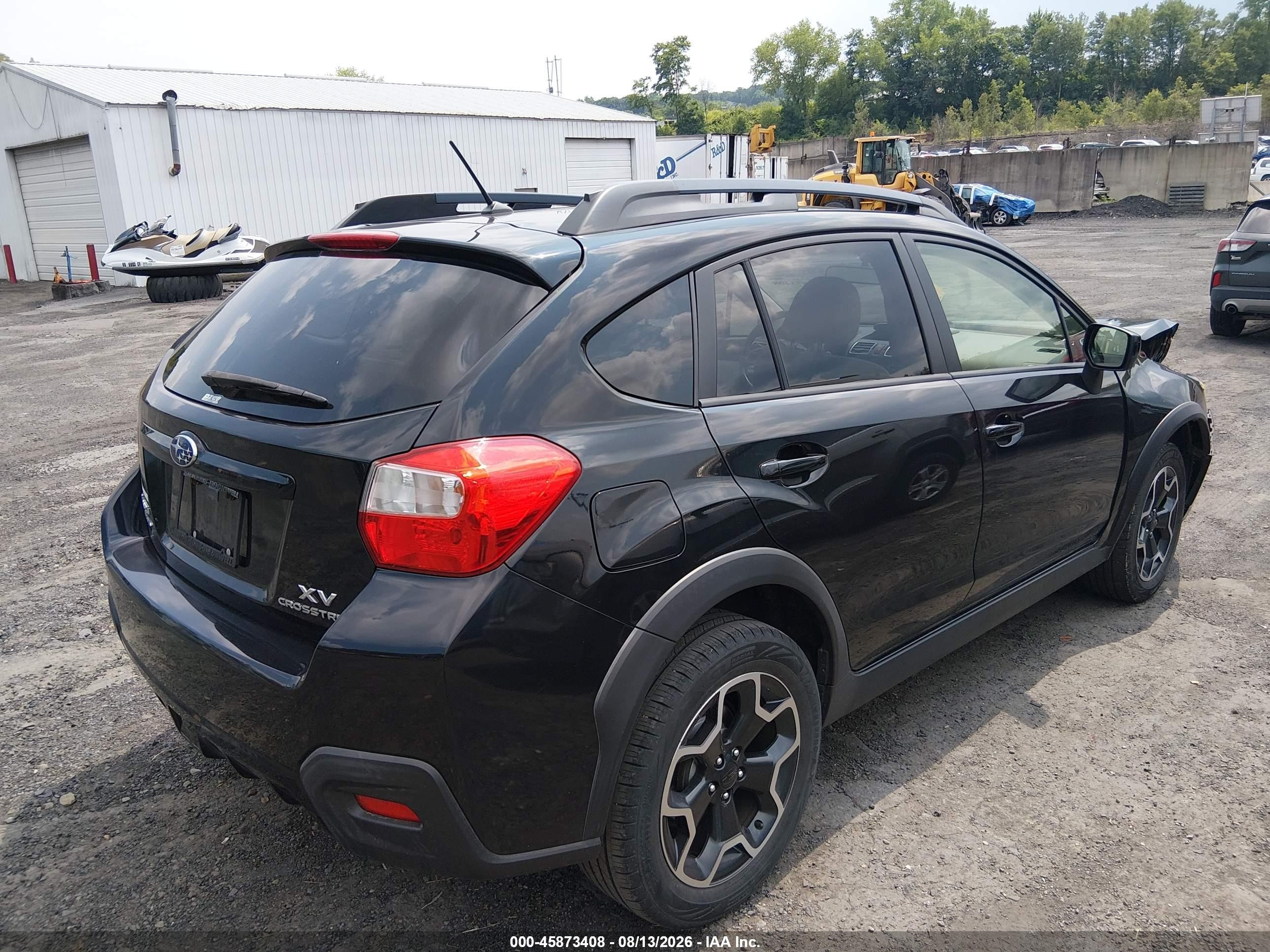2015 Subaru Xv Crosstrek 2.0i Premium Black vin: JF2GPACC5F8324708