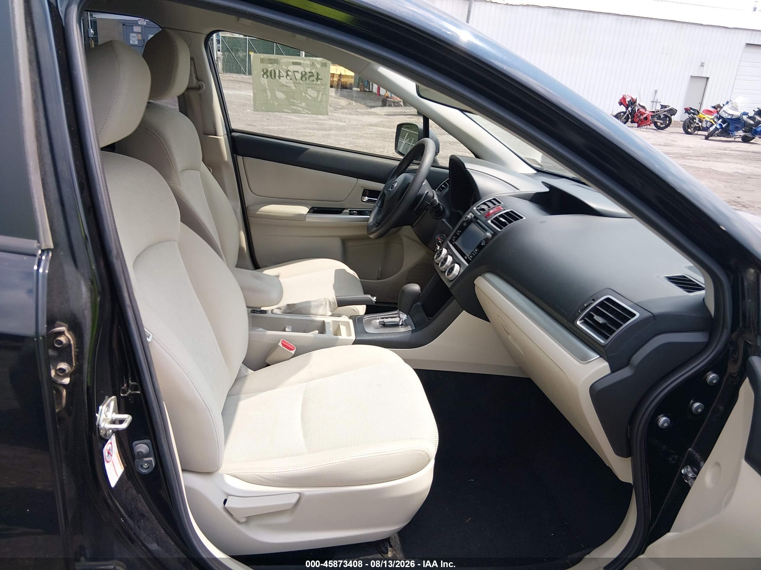 2015 Subaru Xv Crosstrek 2.0i Premium Black vin: JF2GPACC5F8324708