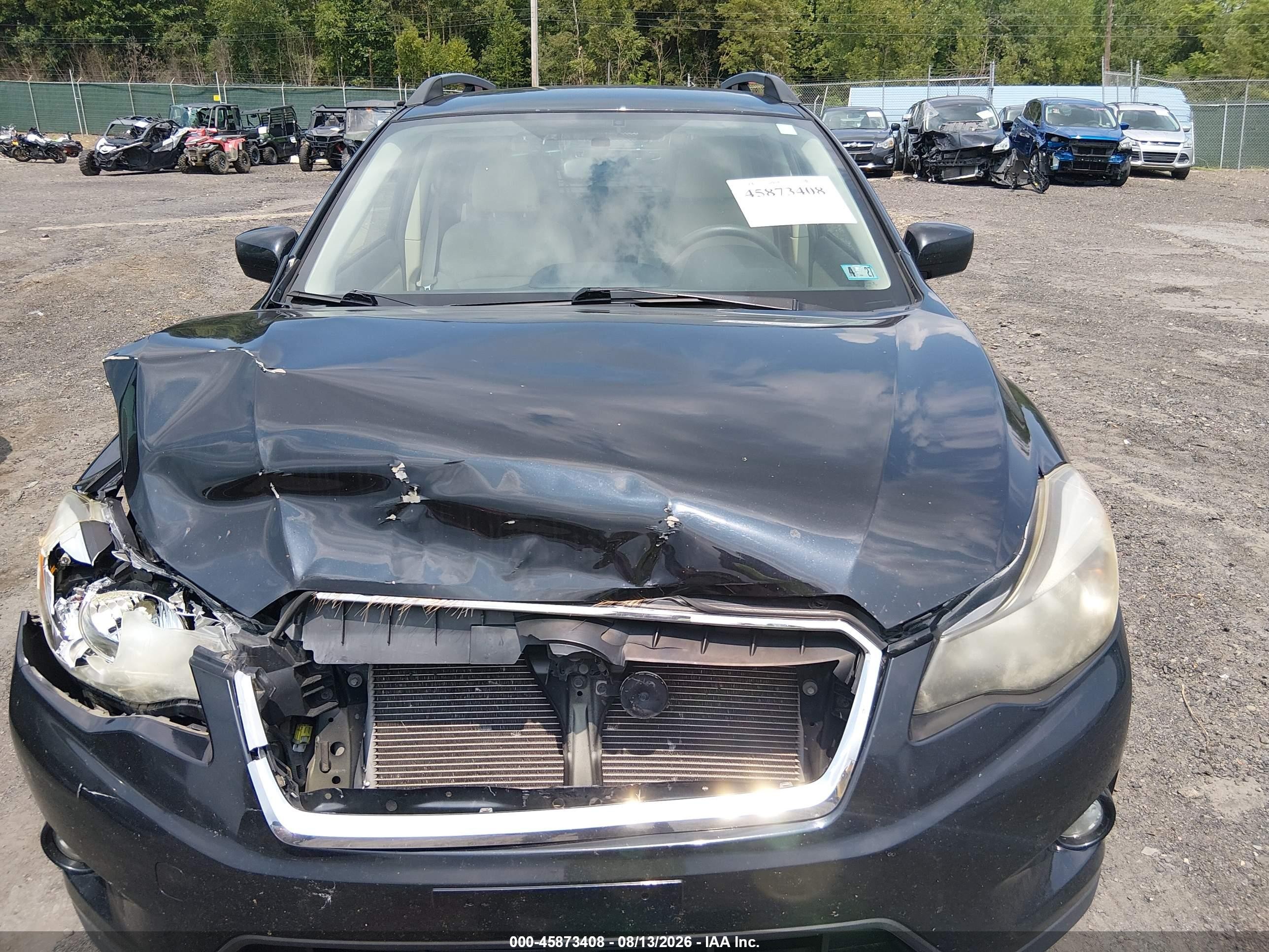 2015 Subaru Xv Crosstrek 2.0i Premium Black vin: JF2GPACC5F8324708