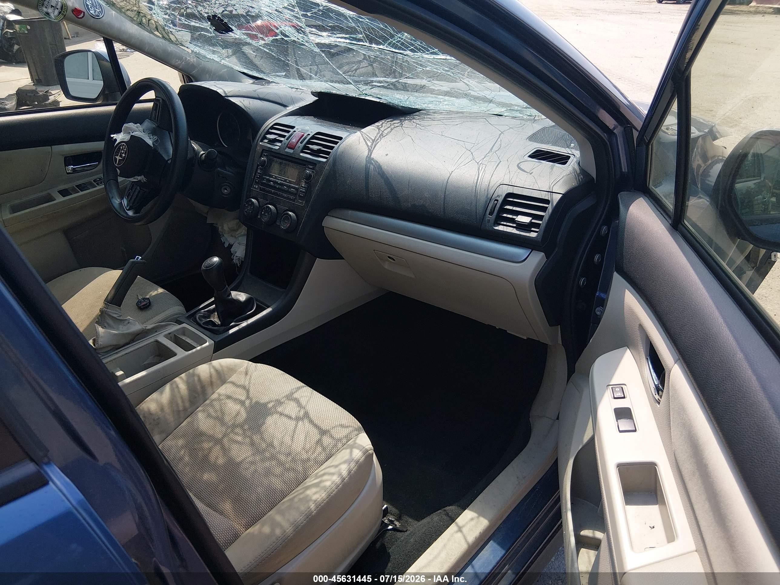 2013 Subaru Xv Crosstrek 2.0i Premium Синий vin: JF2GPACC6D1893329