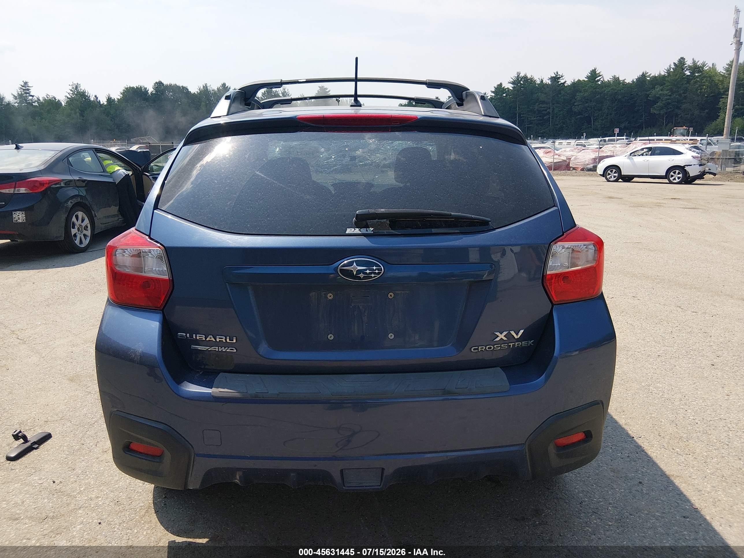 2013 Subaru Xv Crosstrek 2.0i Premium Синий vin: JF2GPACC6D1893329