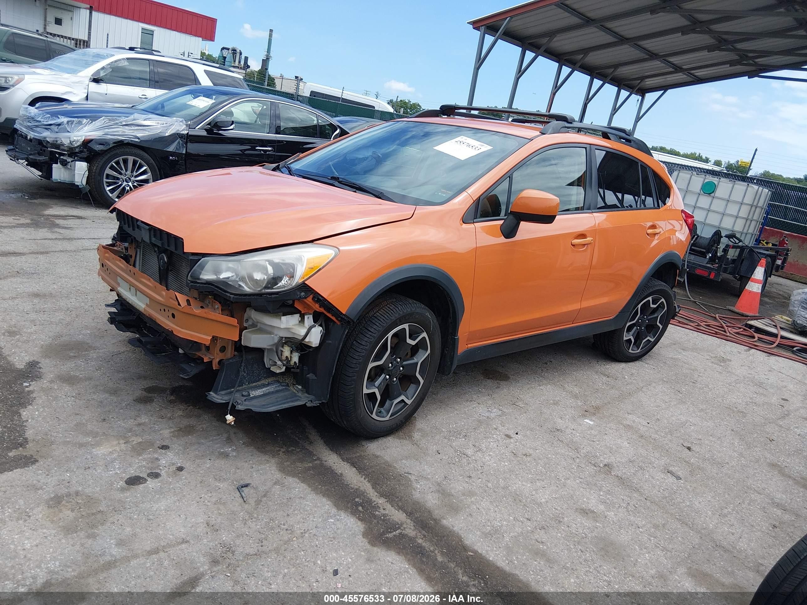 2013 Subaru Xv Crosstrek 2.0i Premium Orange vin: JF2GPACC6D2895365
