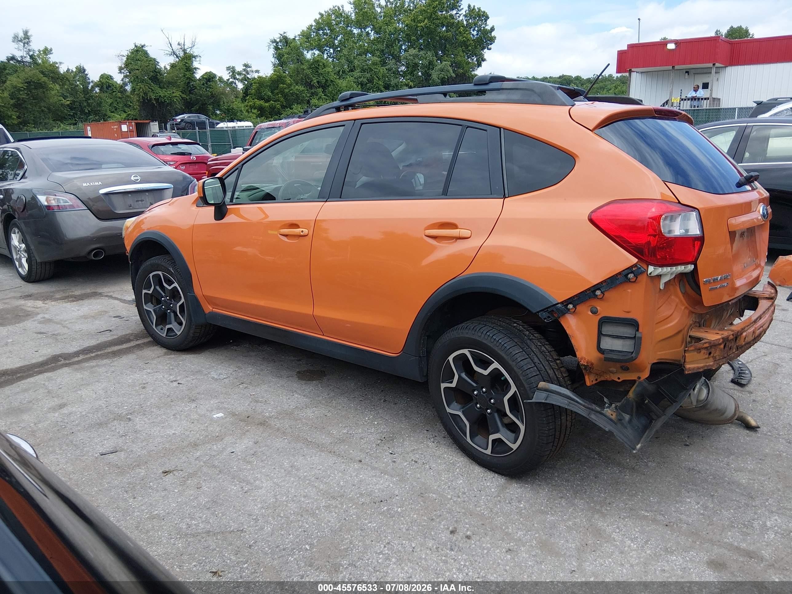 2013 Subaru Xv Crosstrek 2.0i Premium Orange vin: JF2GPACC6D2895365