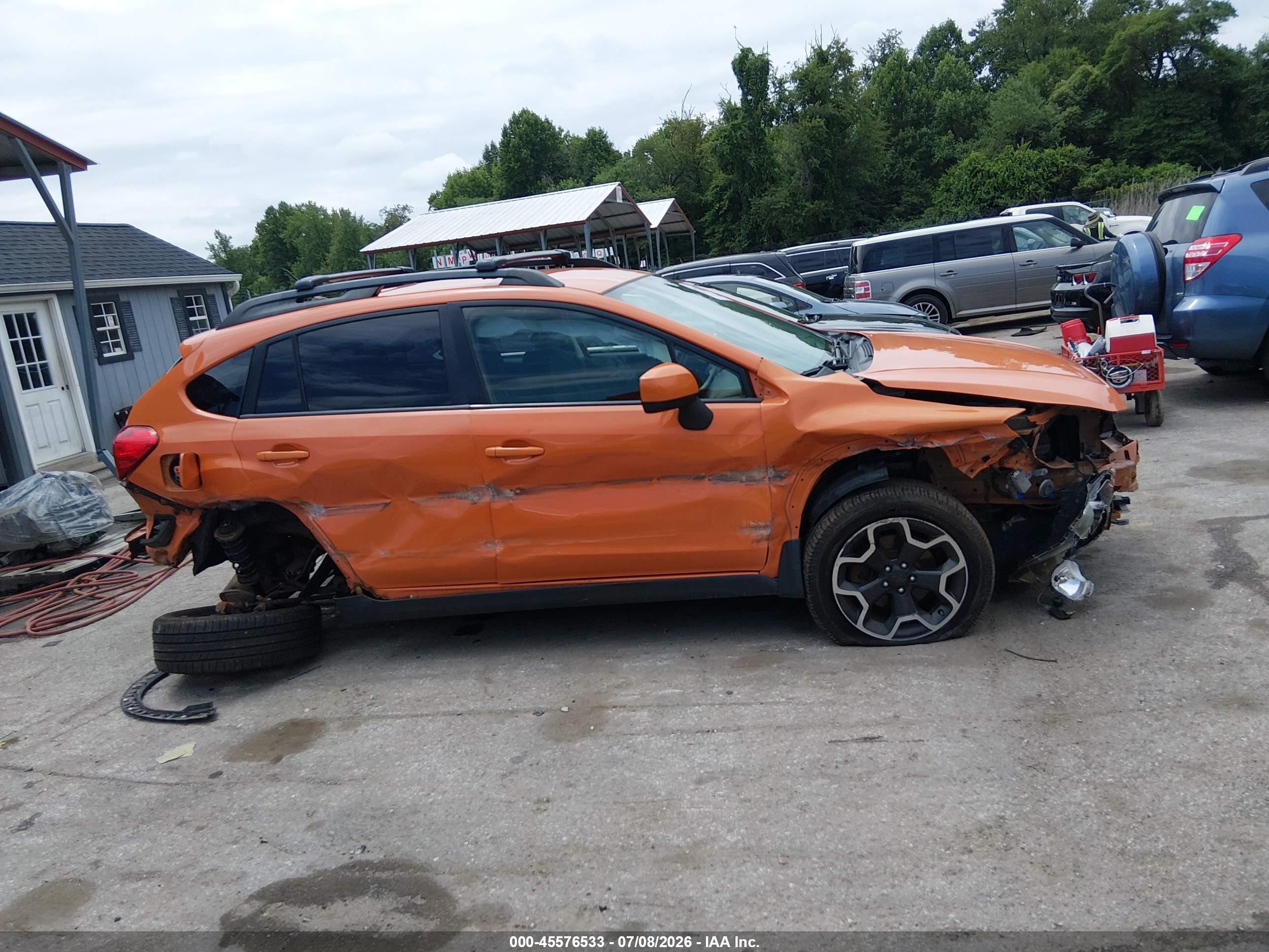 2013 Subaru Xv Crosstrek 2.0i Premium Orange vin: JF2GPACC6D2895365