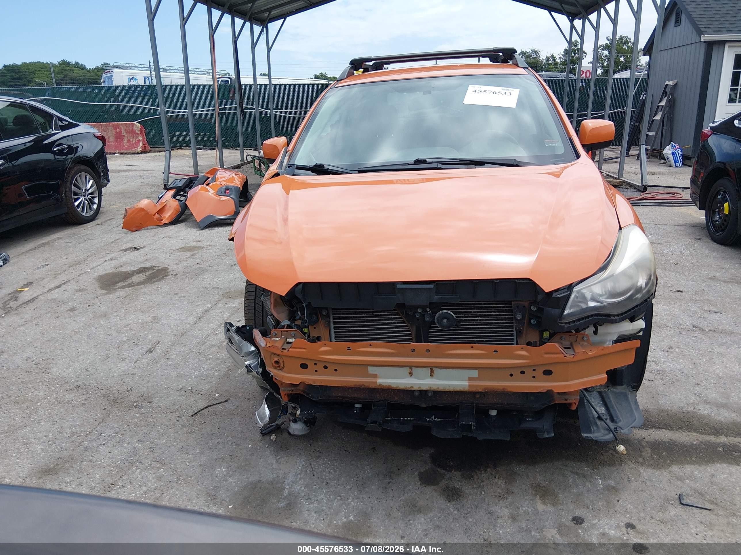 2013 Subaru Xv Crosstrek 2.0i Premium Orange vin: JF2GPACC6D2895365