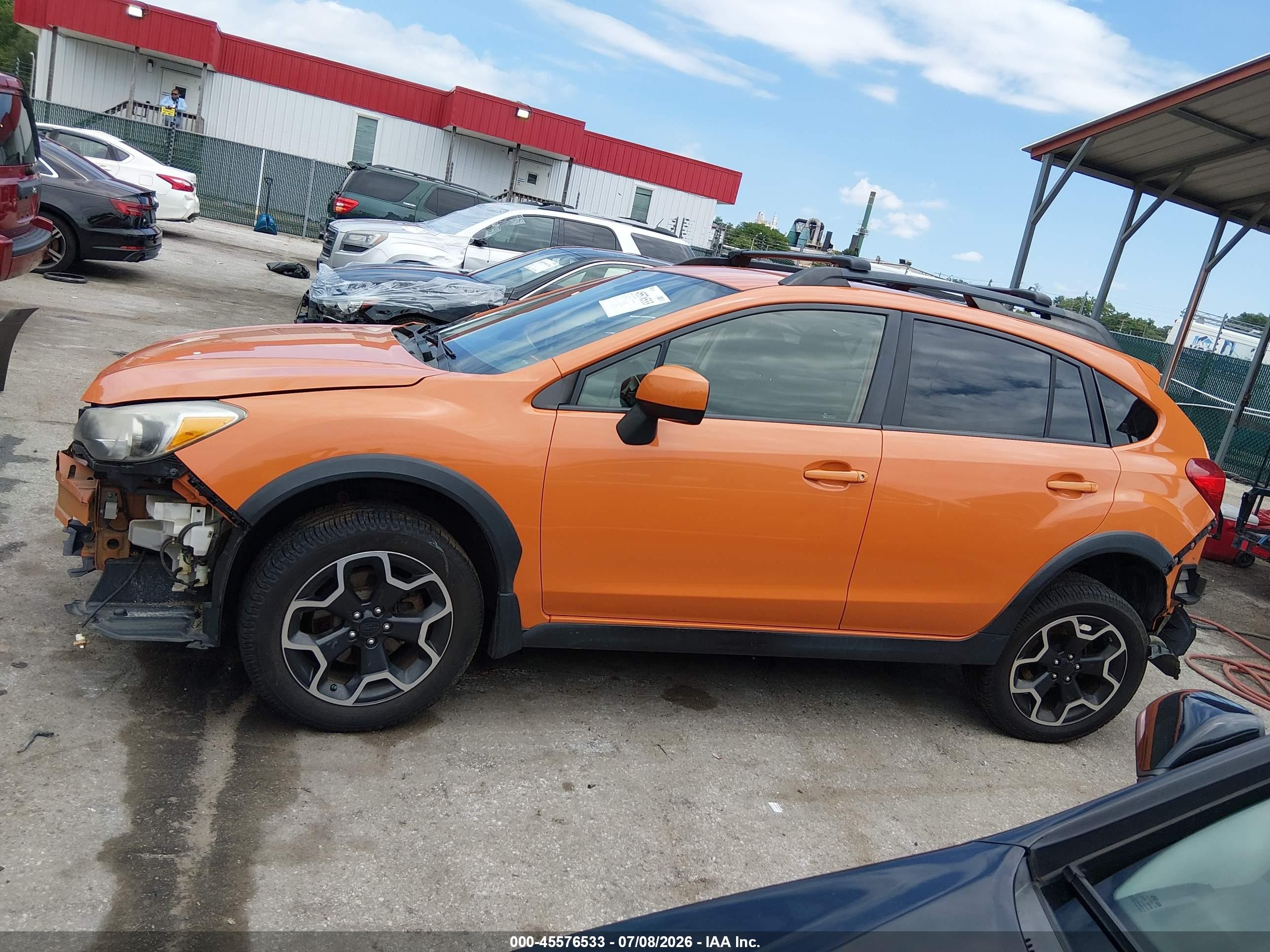 2013 Subaru Xv Crosstrek 2.0i Premium Orange vin: JF2GPACC6D2895365