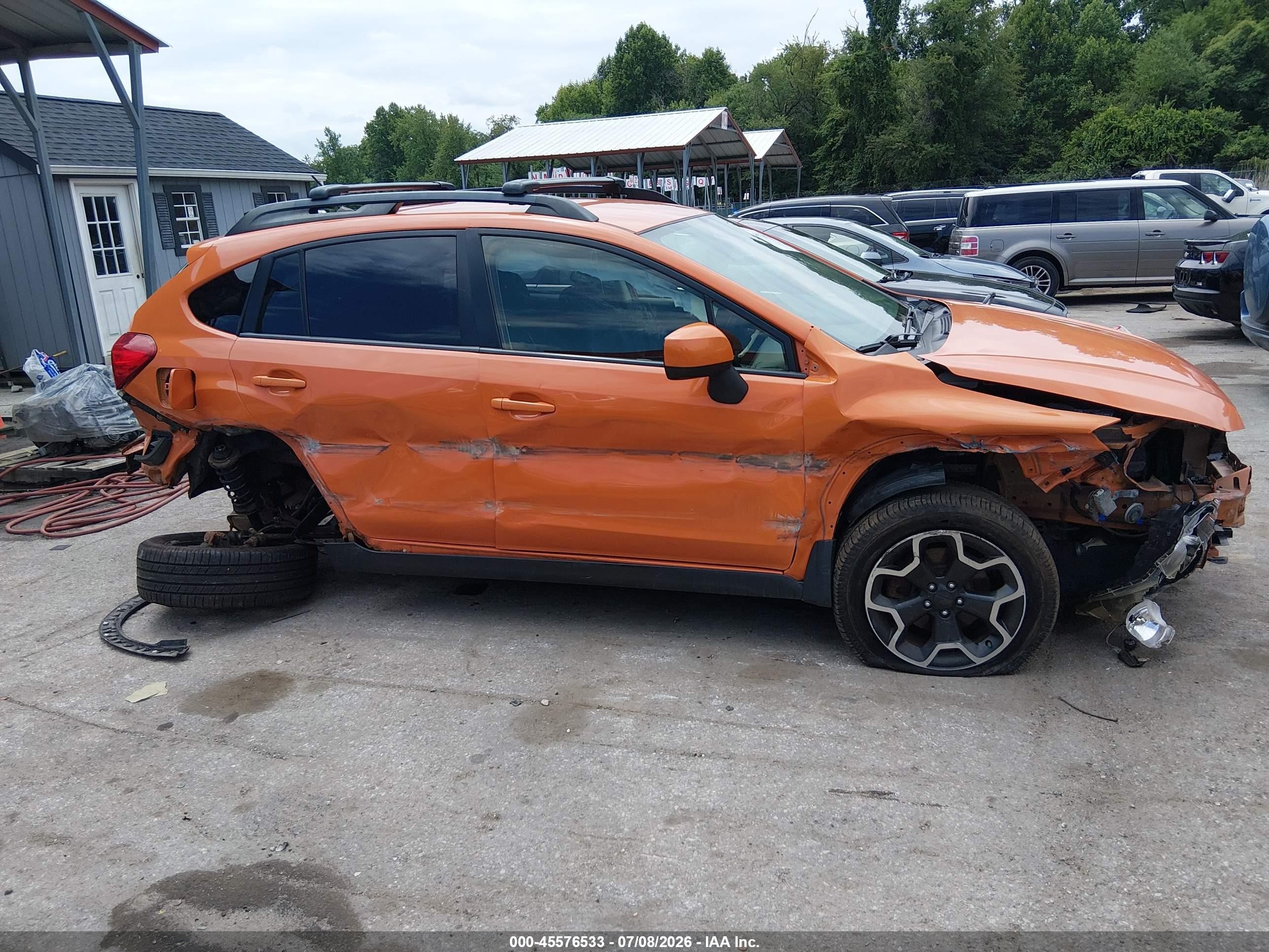 2013 Subaru Xv Crosstrek 2.0i Premium Orange vin: JF2GPACC6D2895365