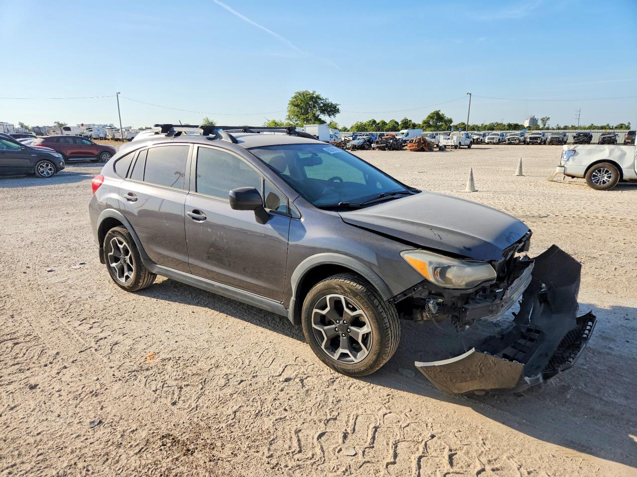 2014 Subaru Xv Crosstrek 2.0 Premium Charcoal vin: JF2GPACC6E8201868