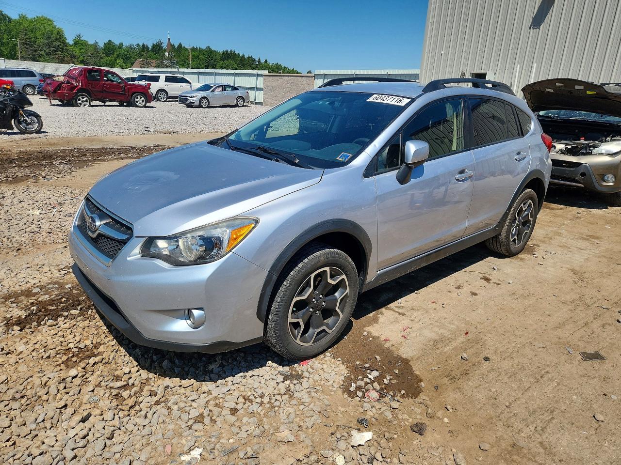 2014 Subaru Xv Crosstrek 2.0 Premium Серебряный vin: JF2GPACC6E8221795