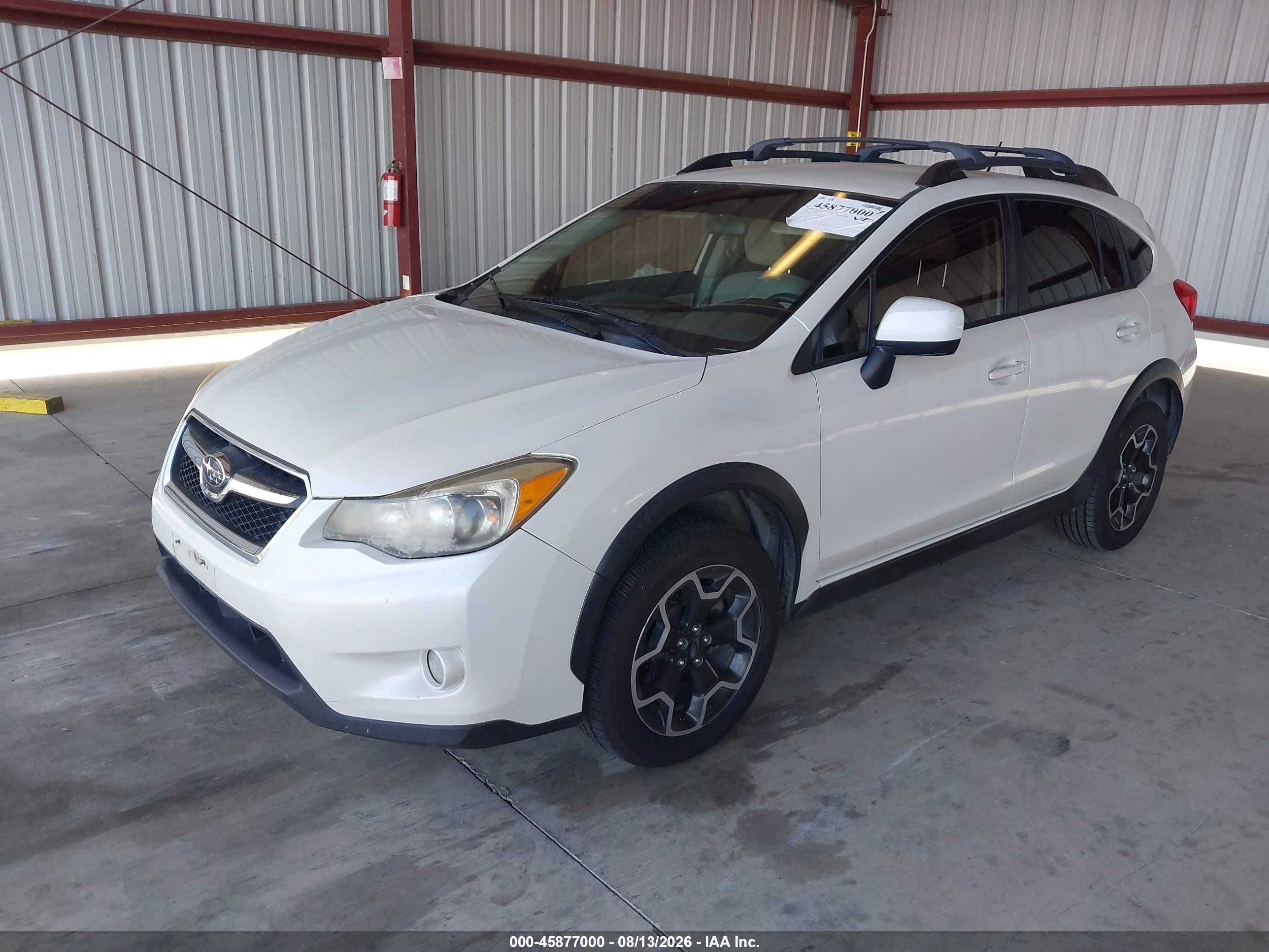 2014 Subaru Xv Crosstrek 2.0i Premium White vin: JF2GPACC6E8248415