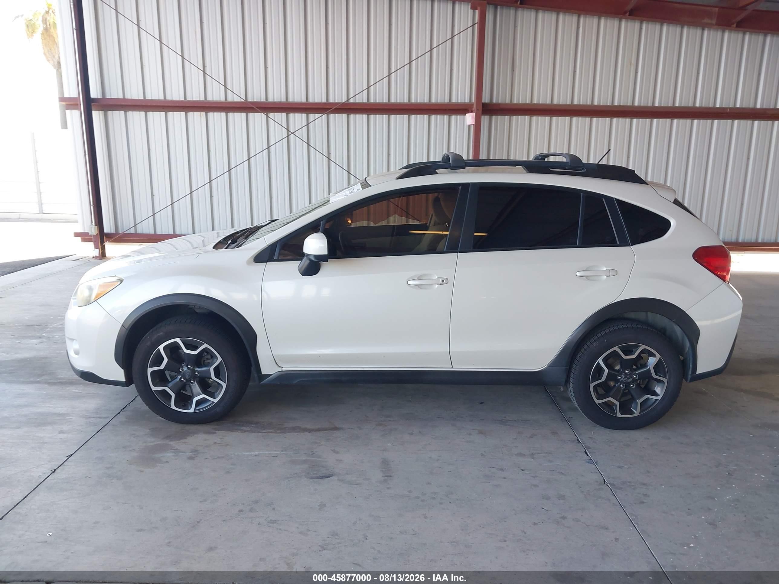 2014 Subaru Xv Crosstrek 2.0i Premium White vin: JF2GPACC6E8248415