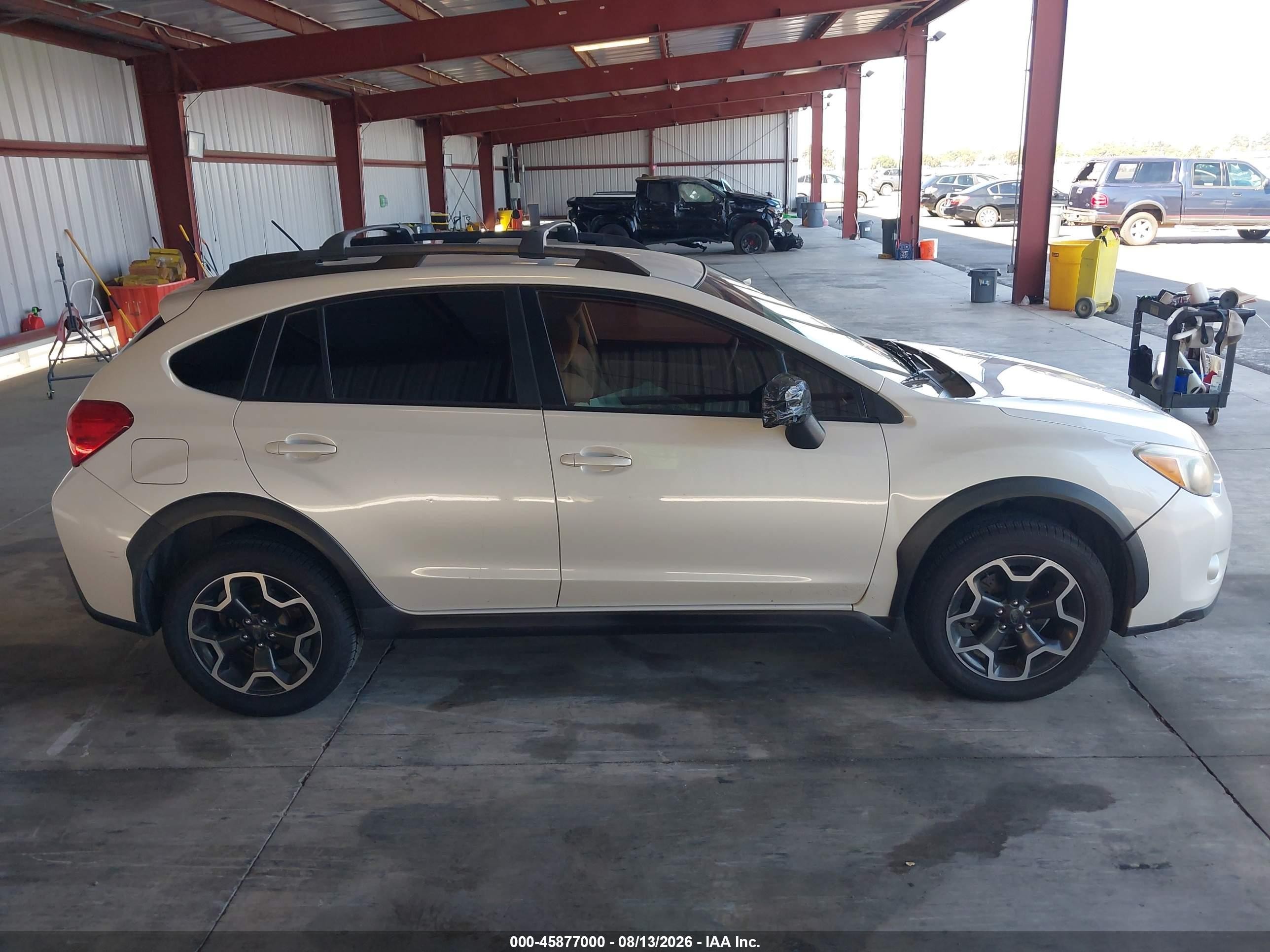 2014 Subaru Xv Crosstrek 2.0i Premium White vin: JF2GPACC6E8248415