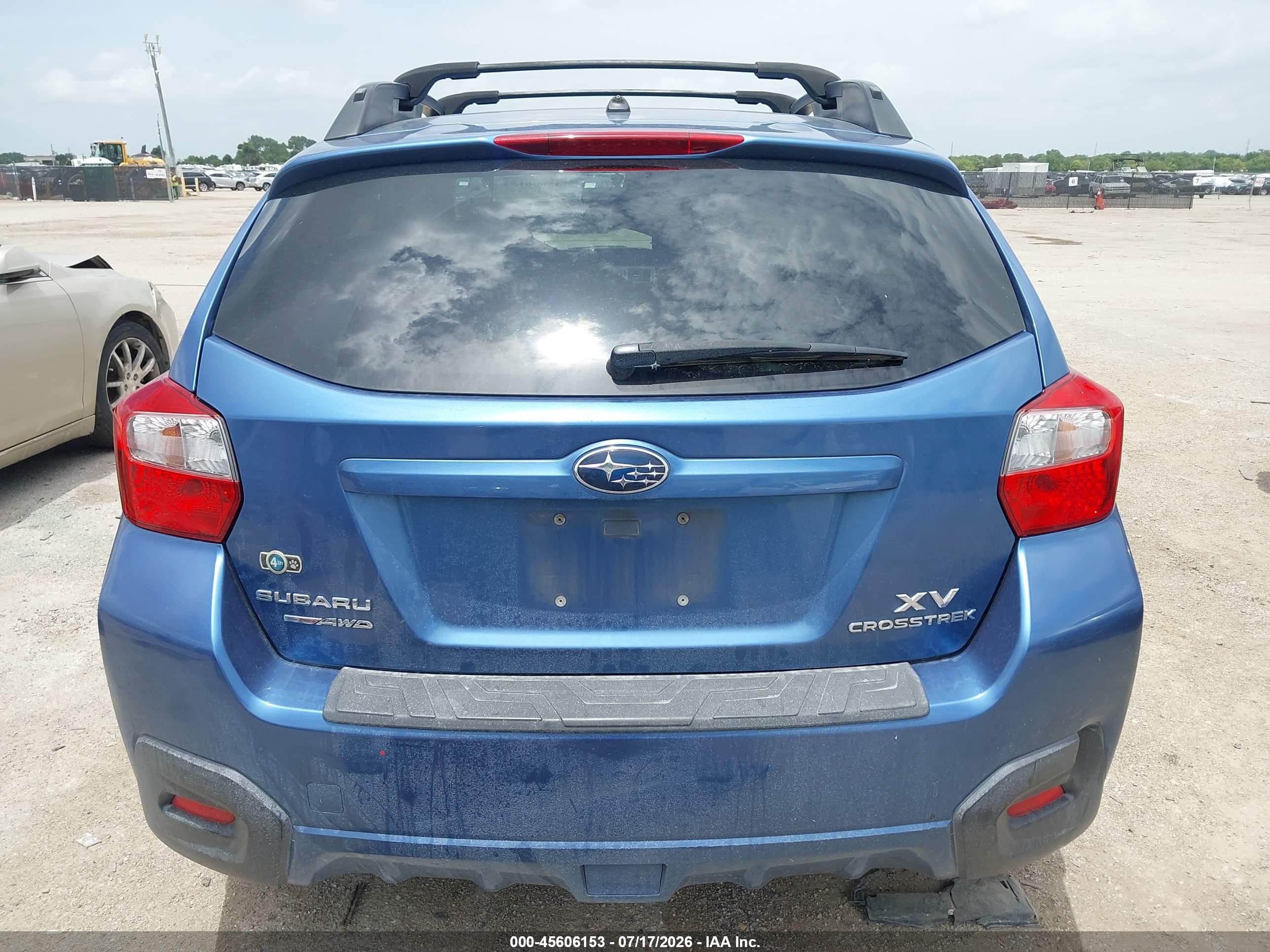 2014 Subaru Xv Crosstrek 2.0i Premium Blue vin: JF2GPACC6E8282421