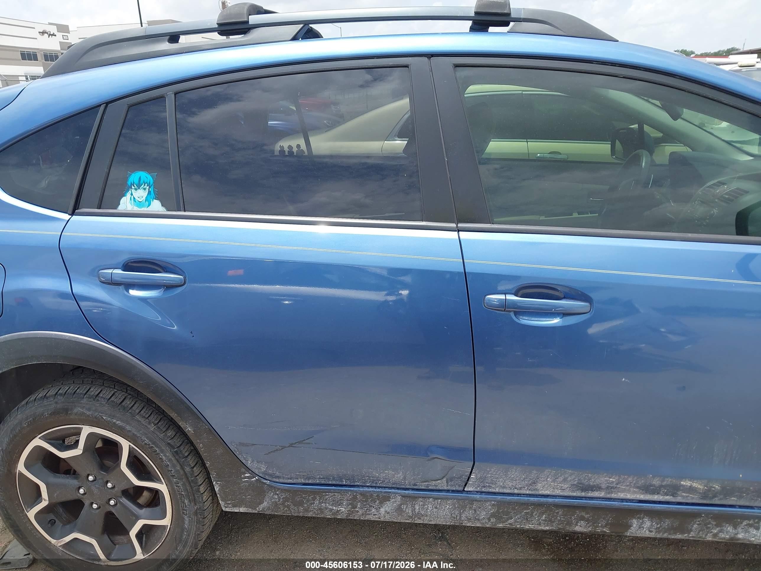 2014 Subaru Xv Crosstrek 2.0i Premium Blue vin: JF2GPACC6E8282421