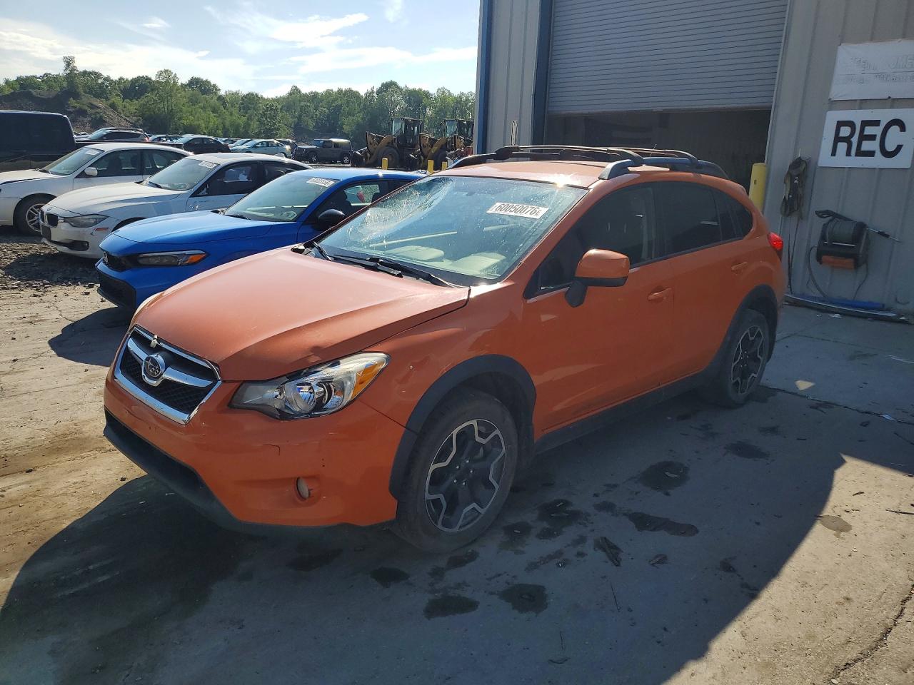 2014 Subaru Xv Crosstrek 2.0 Premium Orange vin: JF2GPACC6E8329477