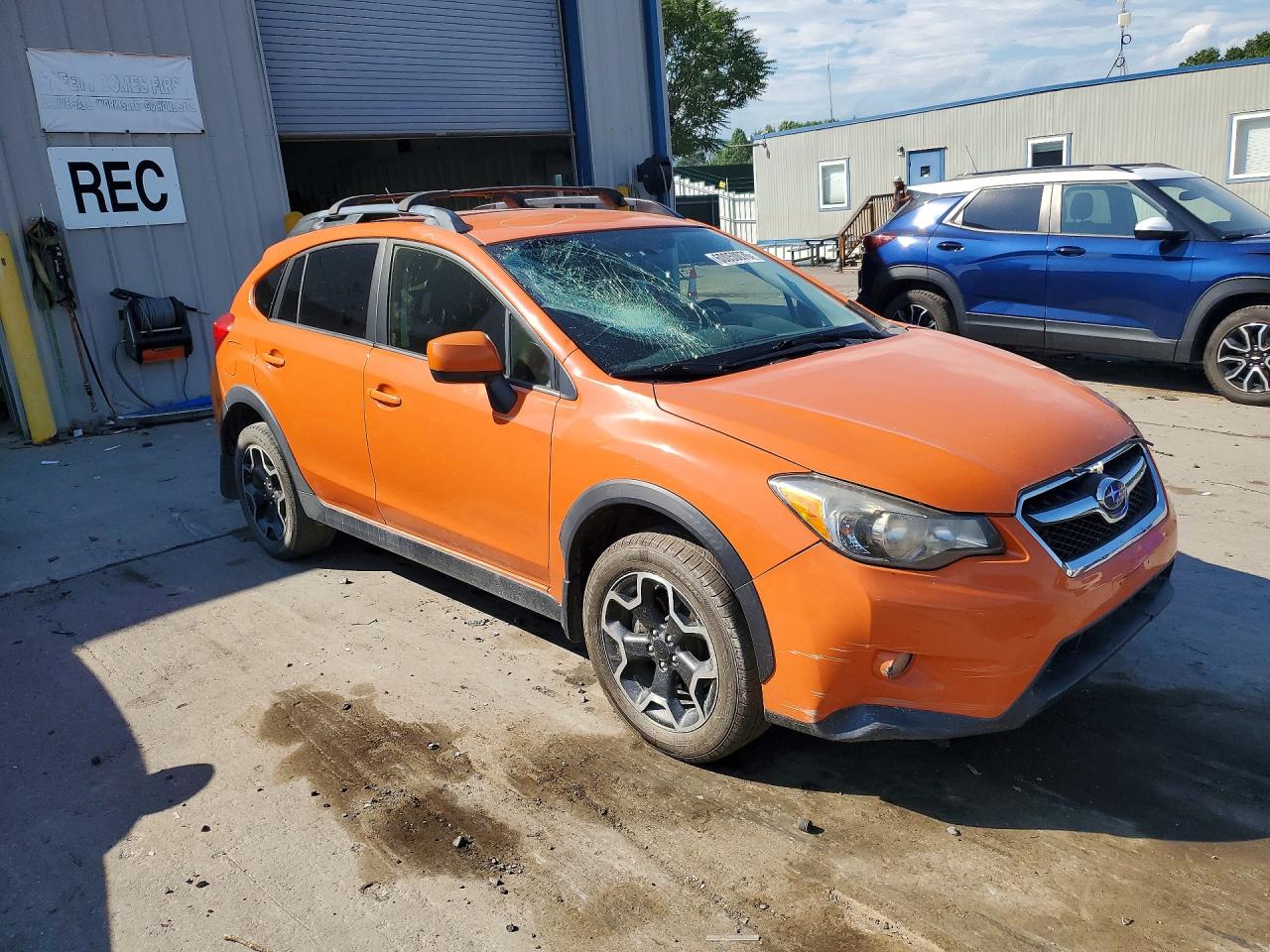 2014 Subaru Xv Crosstrek 2.0 Premium Orange vin: JF2GPACC6E8329477
