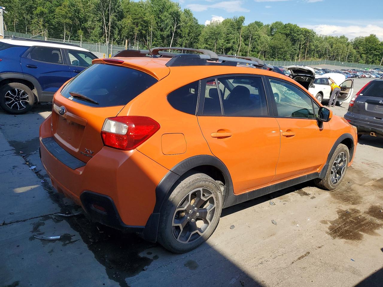 2014 Subaru Xv Crosstrek 2.0 Premium Orange vin: JF2GPACC6E8329477