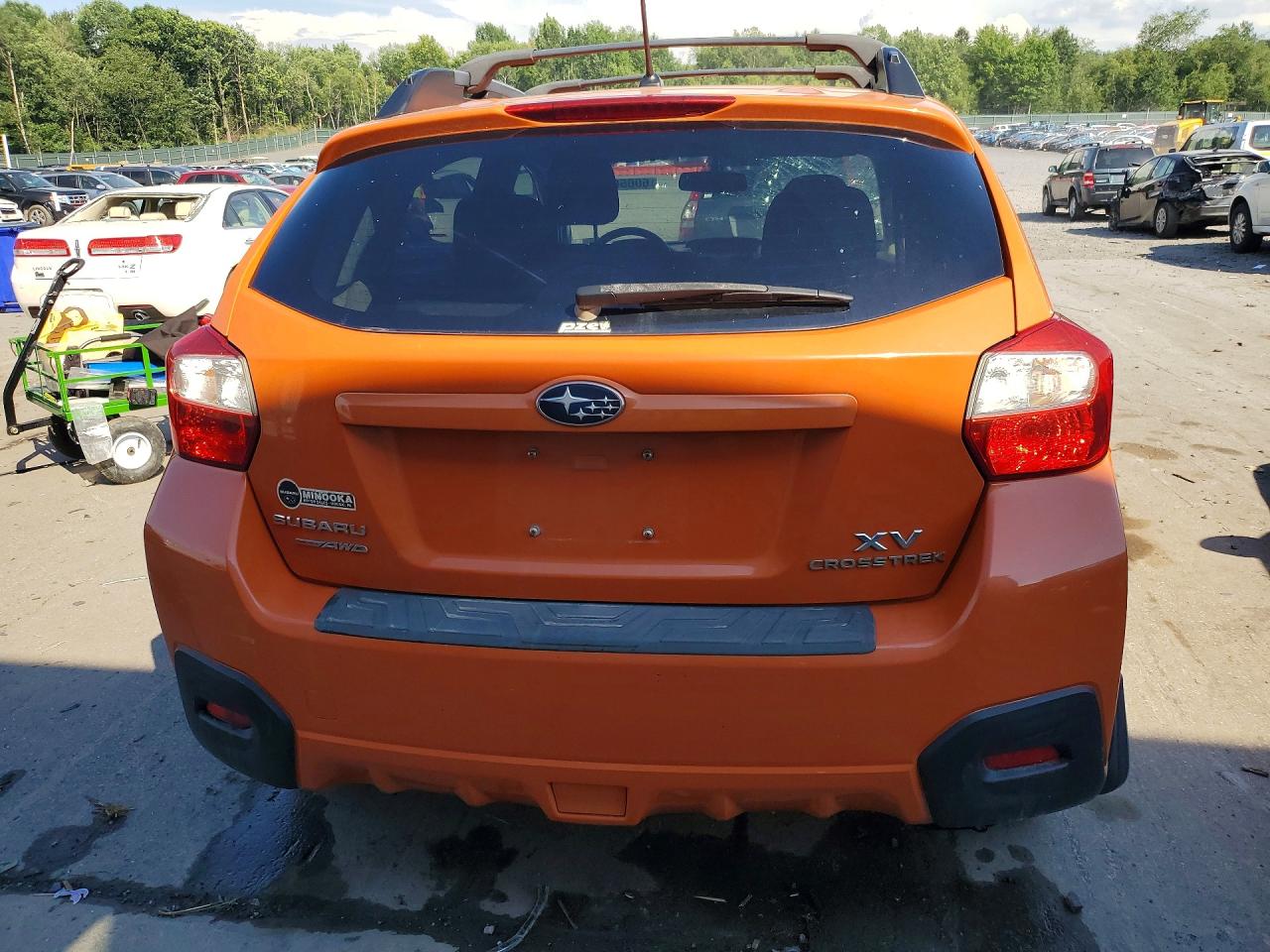 2014 Subaru Xv Crosstrek 2.0 Premium Orange vin: JF2GPACC6E8329477