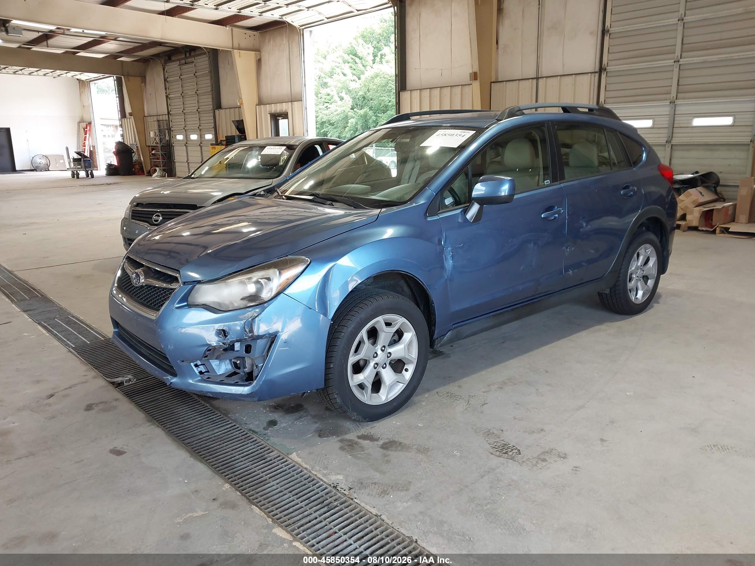2014 Subaru Xv Crosstrek 2.0i Premium Blue vin: JF2GPACC6E8334128