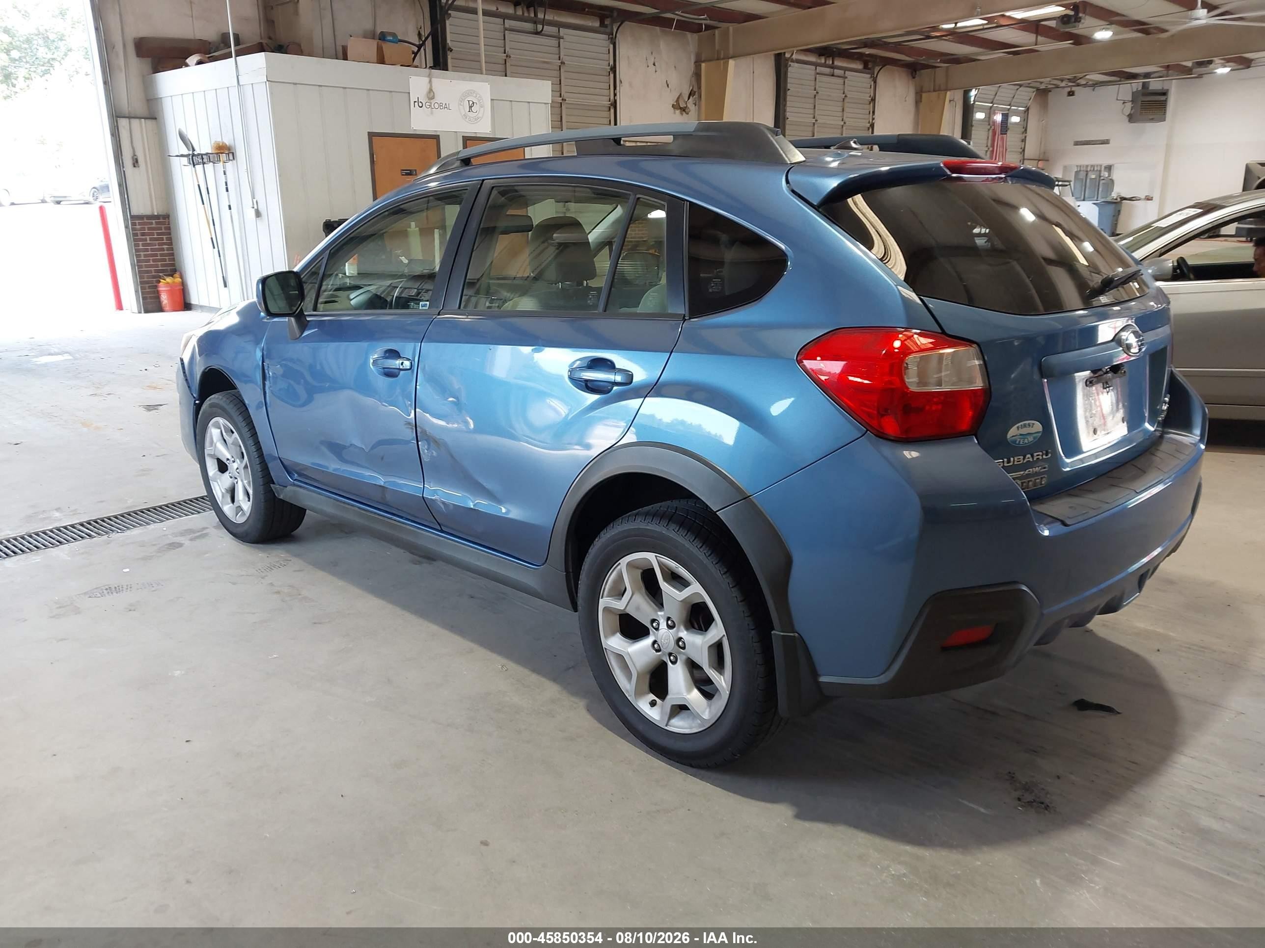 2014 Subaru Xv Crosstrek 2.0i Premium Blue vin: JF2GPACC6E8334128