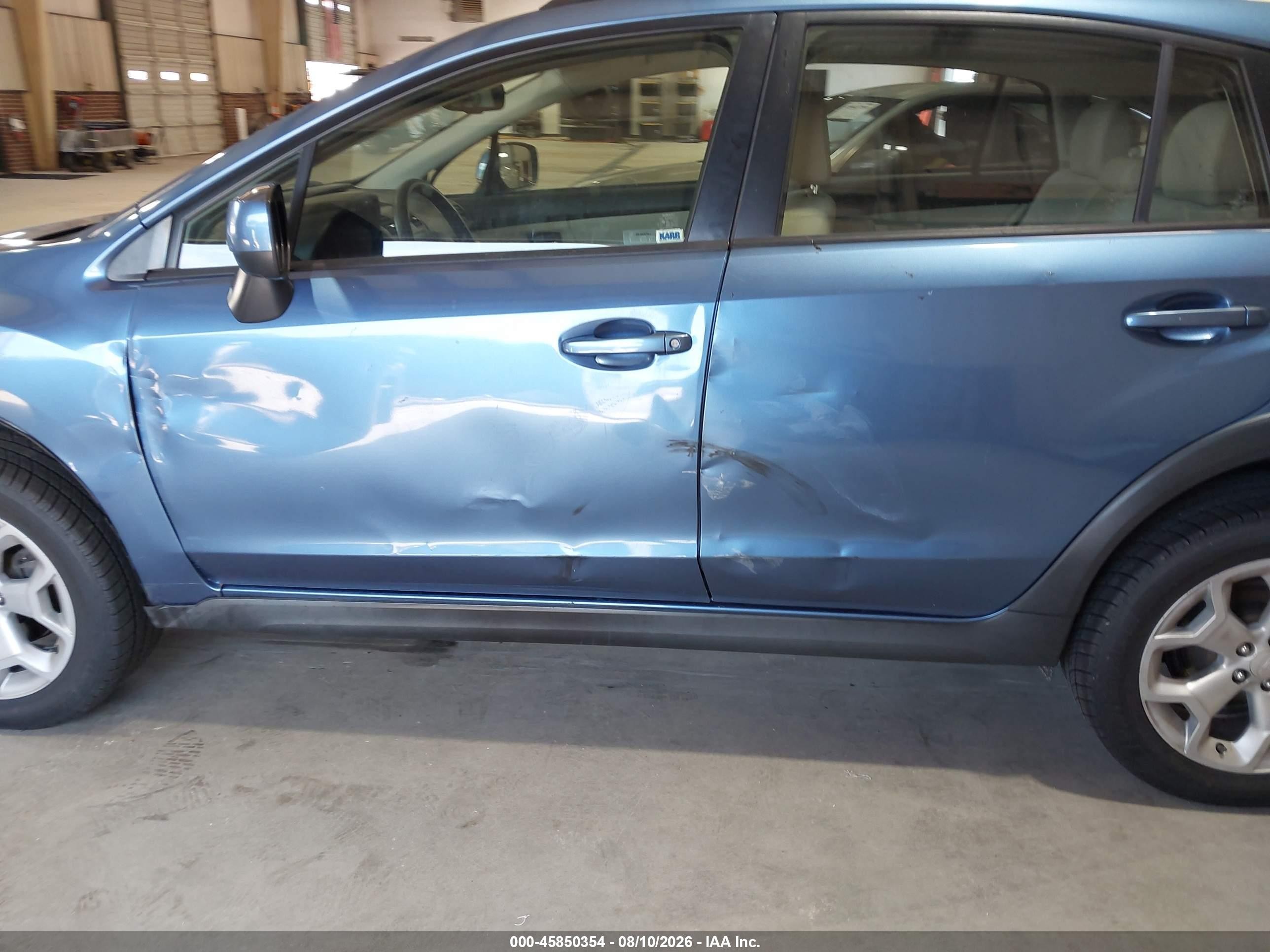 2014 Subaru Xv Crosstrek 2.0i Premium Blue vin: JF2GPACC6E8334128