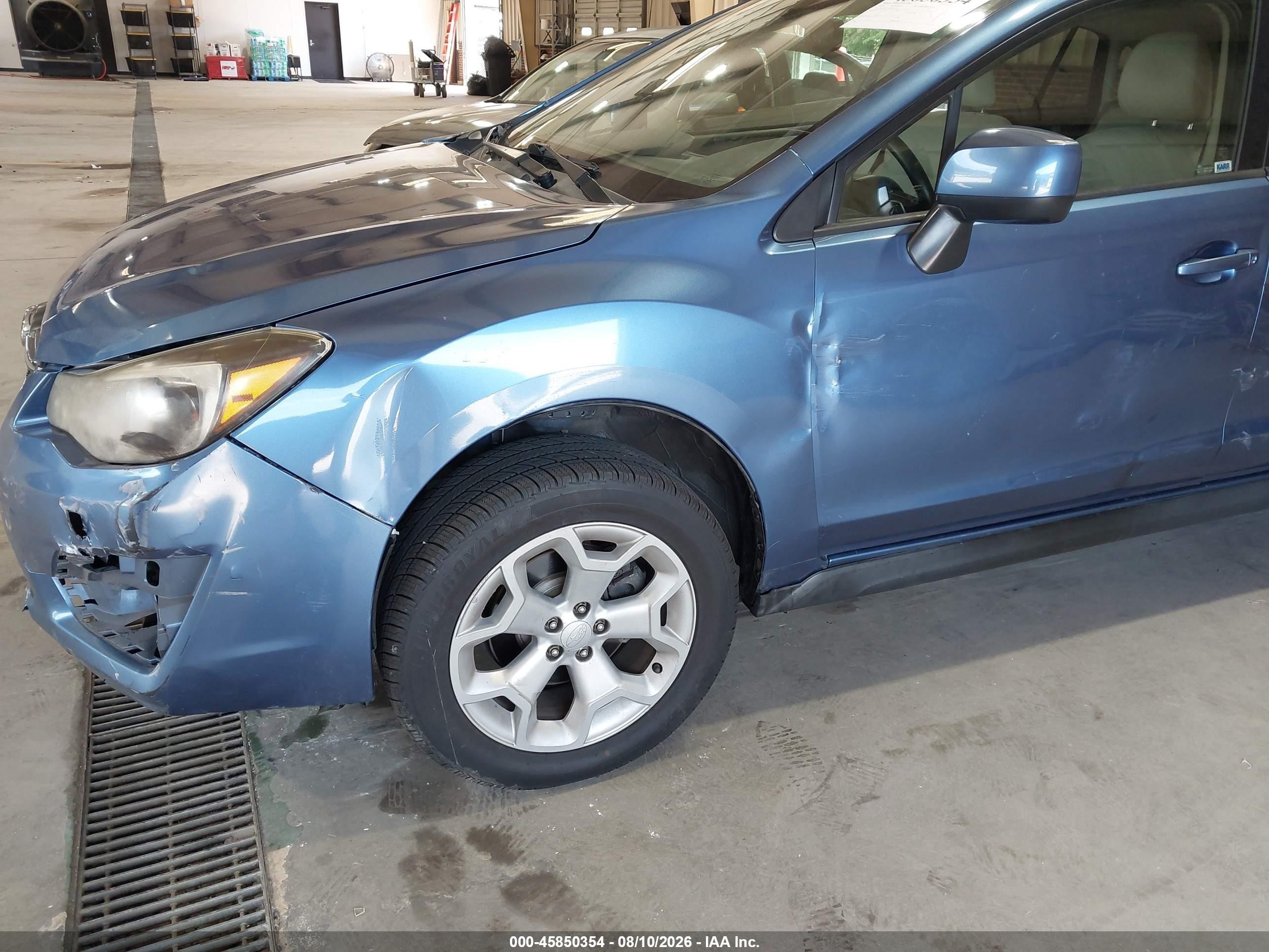 2014 Subaru Xv Crosstrek 2.0i Premium Blue vin: JF2GPACC6E8334128