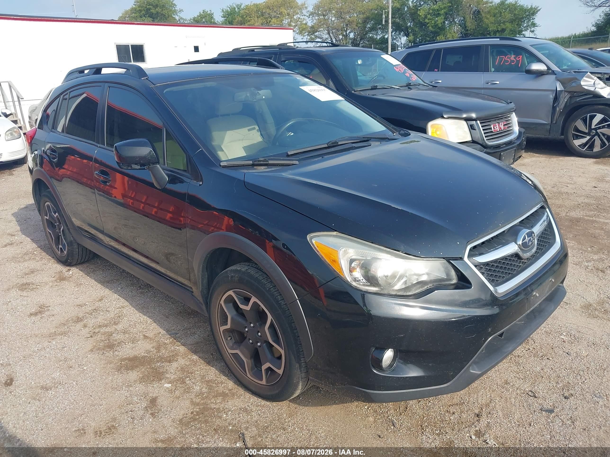 2014 Subaru Xv Crosstrek 2.0i Premium Черный vin: JF2GPACC6E8347896
