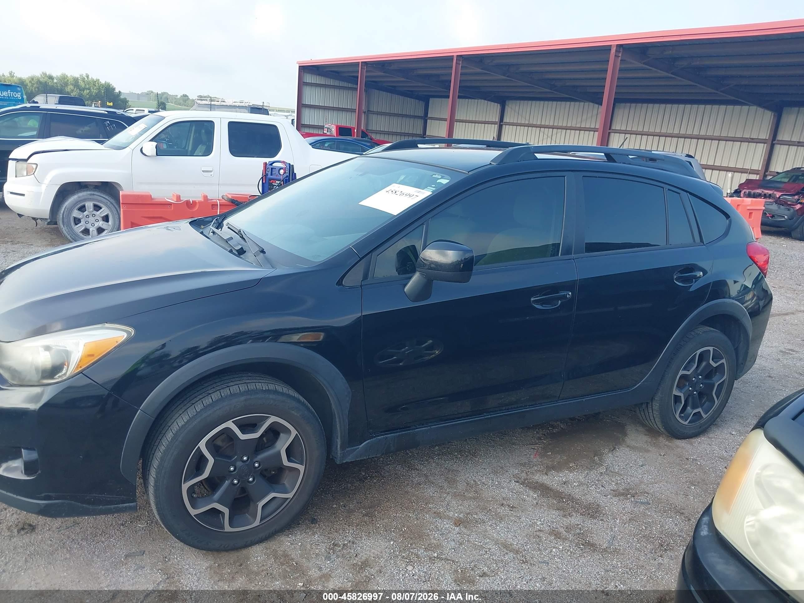 2014 Subaru Xv Crosstrek 2.0i Premium Черный vin: JF2GPACC6E8347896