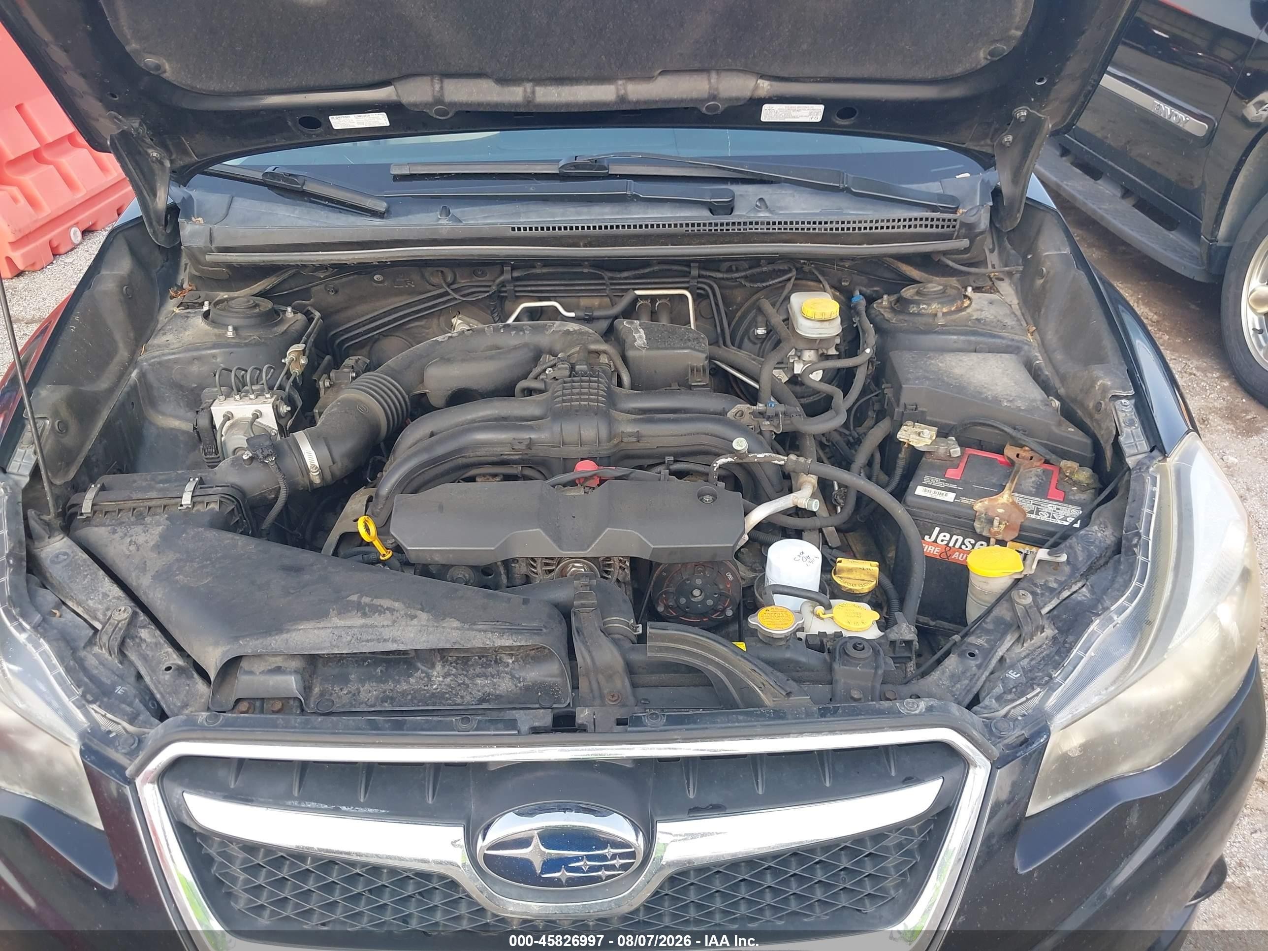 2014 Subaru Xv Crosstrek 2.0i Premium Черный vin: JF2GPACC6E8347896