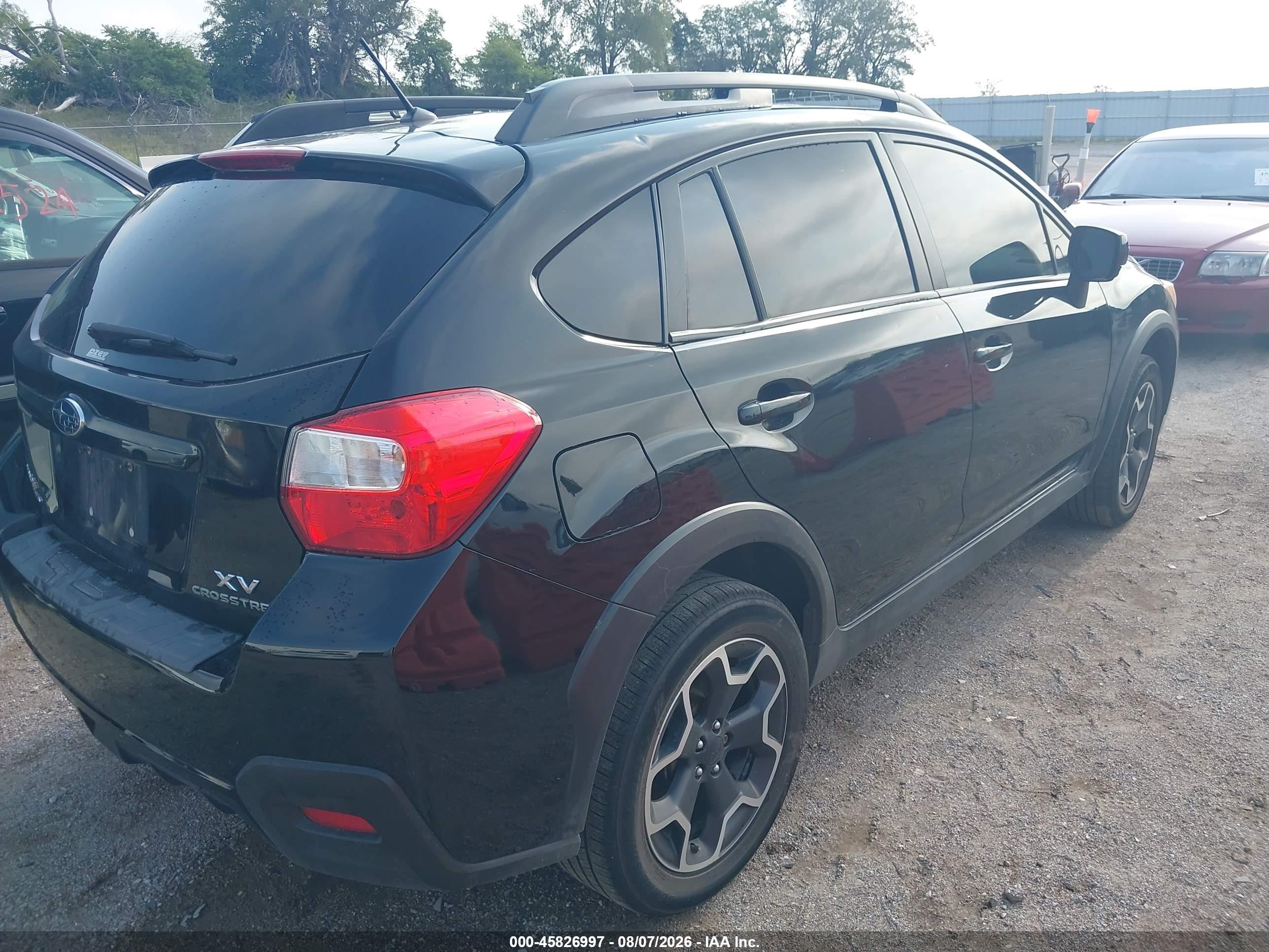 2014 Subaru Xv Crosstrek 2.0i Premium Черный vin: JF2GPACC6E8347896