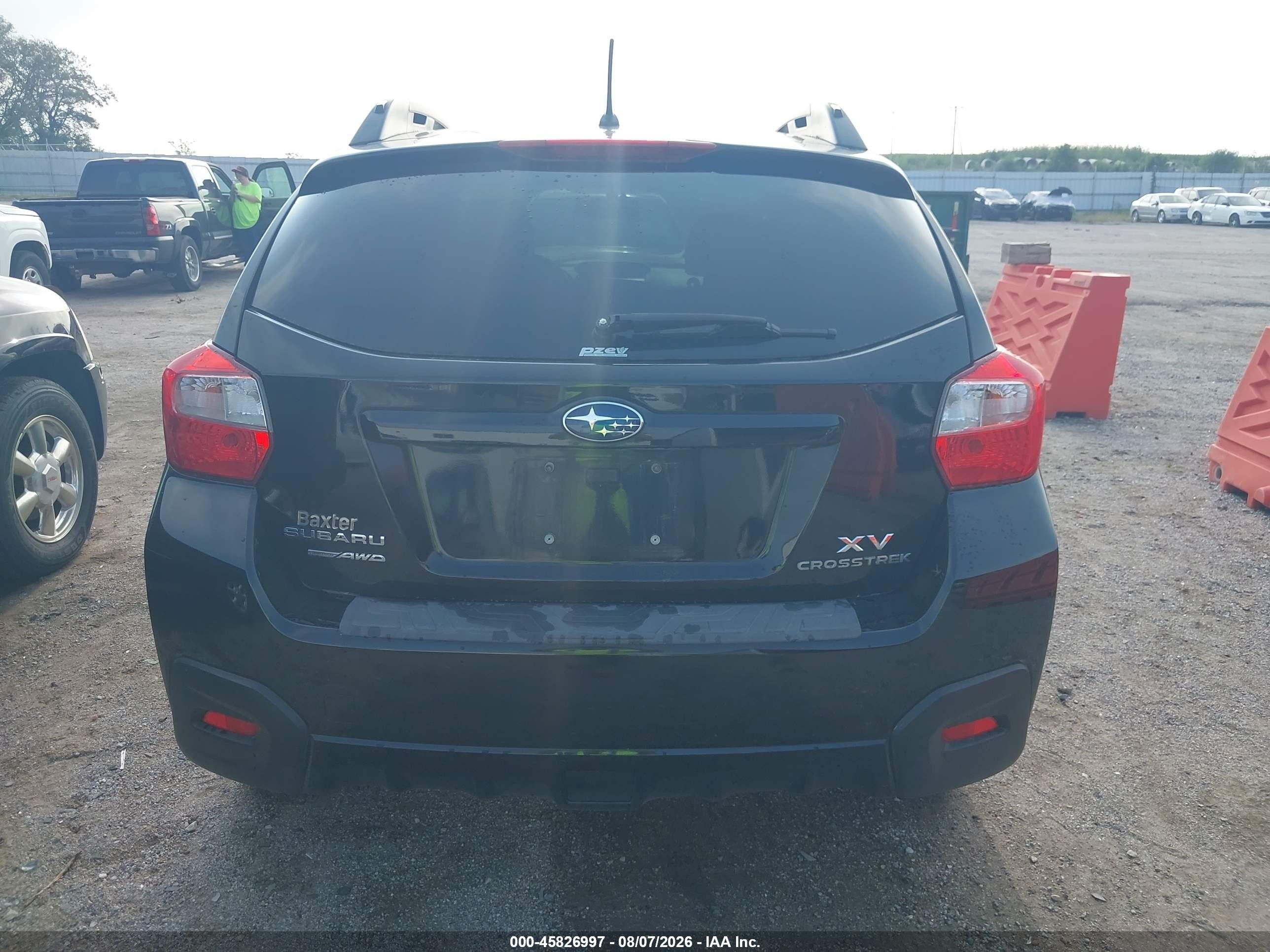 2014 Subaru Xv Crosstrek 2.0i Premium Черный vin: JF2GPACC6E8347896