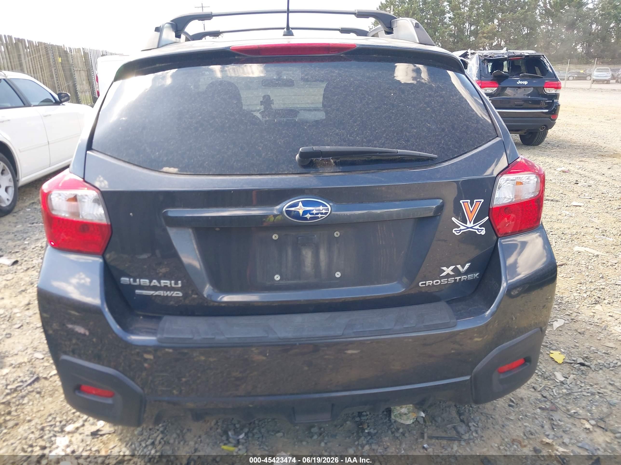 2015 Subaru Xv Crosstrek 2.0i Premium Black vin: JF2GPACC6F8272537