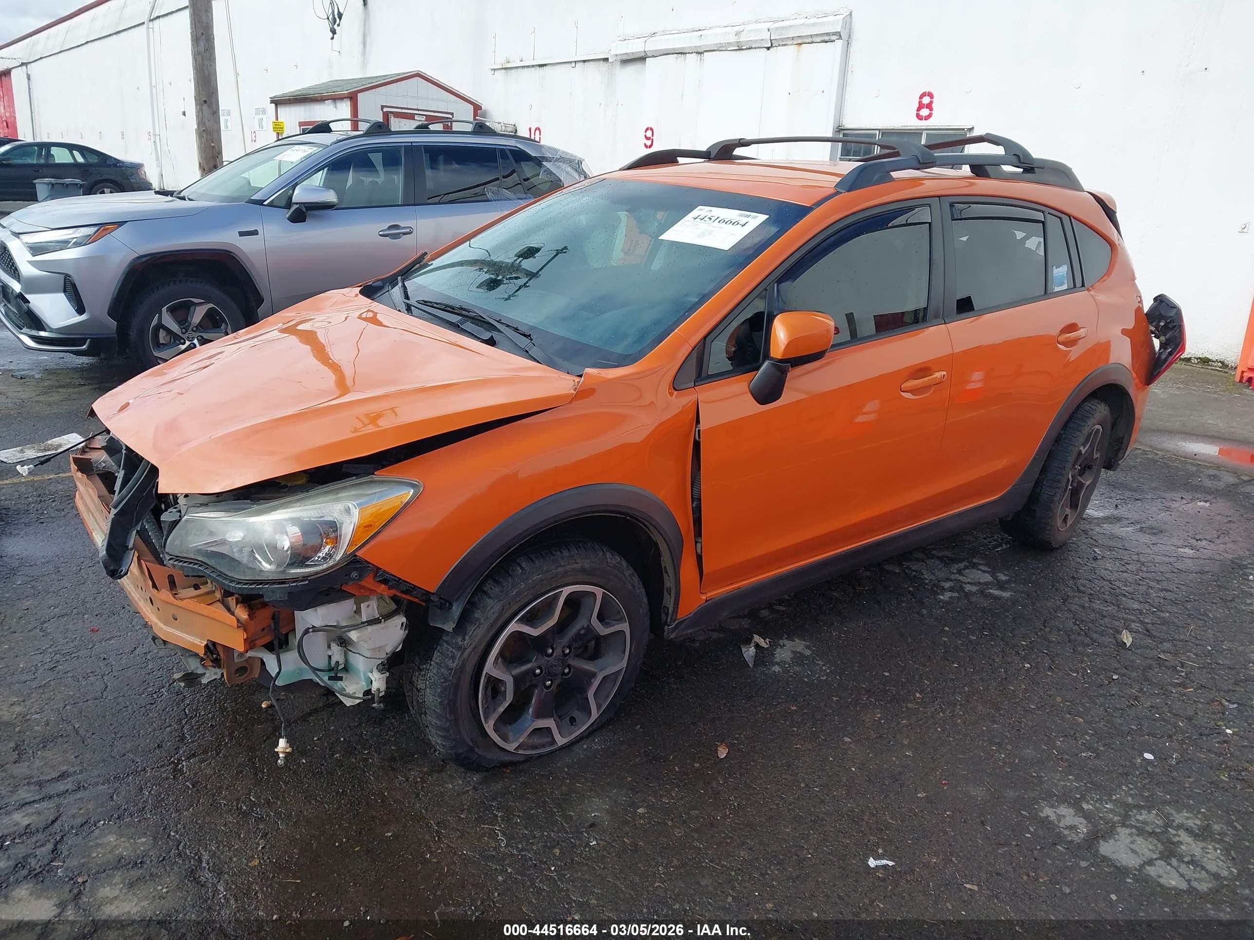 2015 Subaru Xv Crosstrek 2.0i Premium Orange vin: JF2GPACC6F8295820