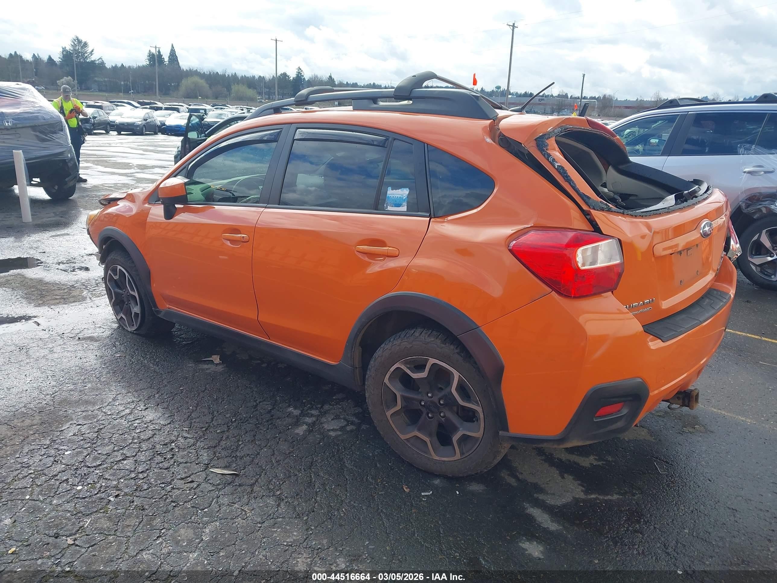 2015 Subaru Xv Crosstrek 2.0i Premium Orange vin: JF2GPACC6F8295820